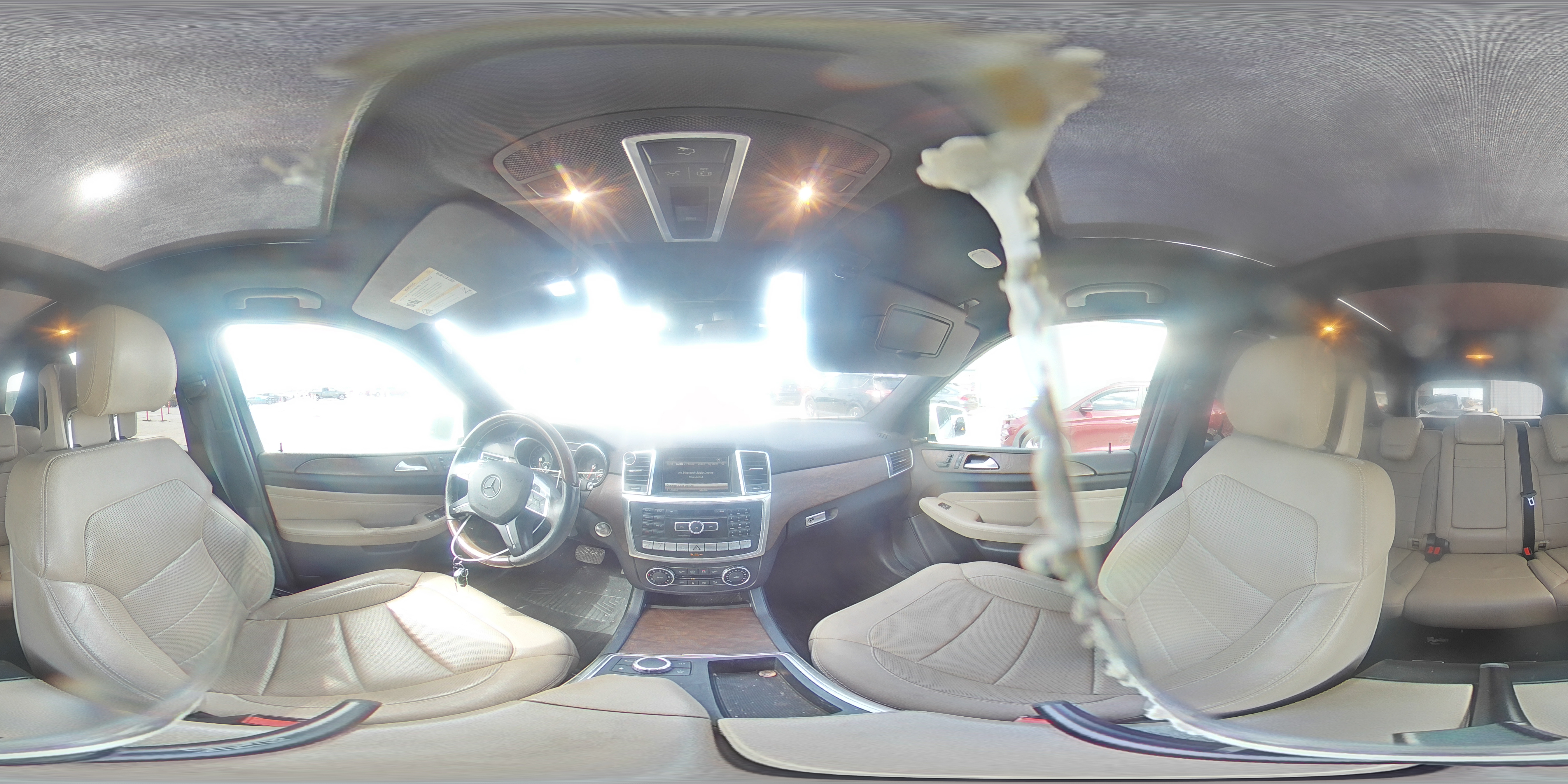 2014 Mercedes-benz Ml 350 White vin: 4JGDA5JB5EA428218