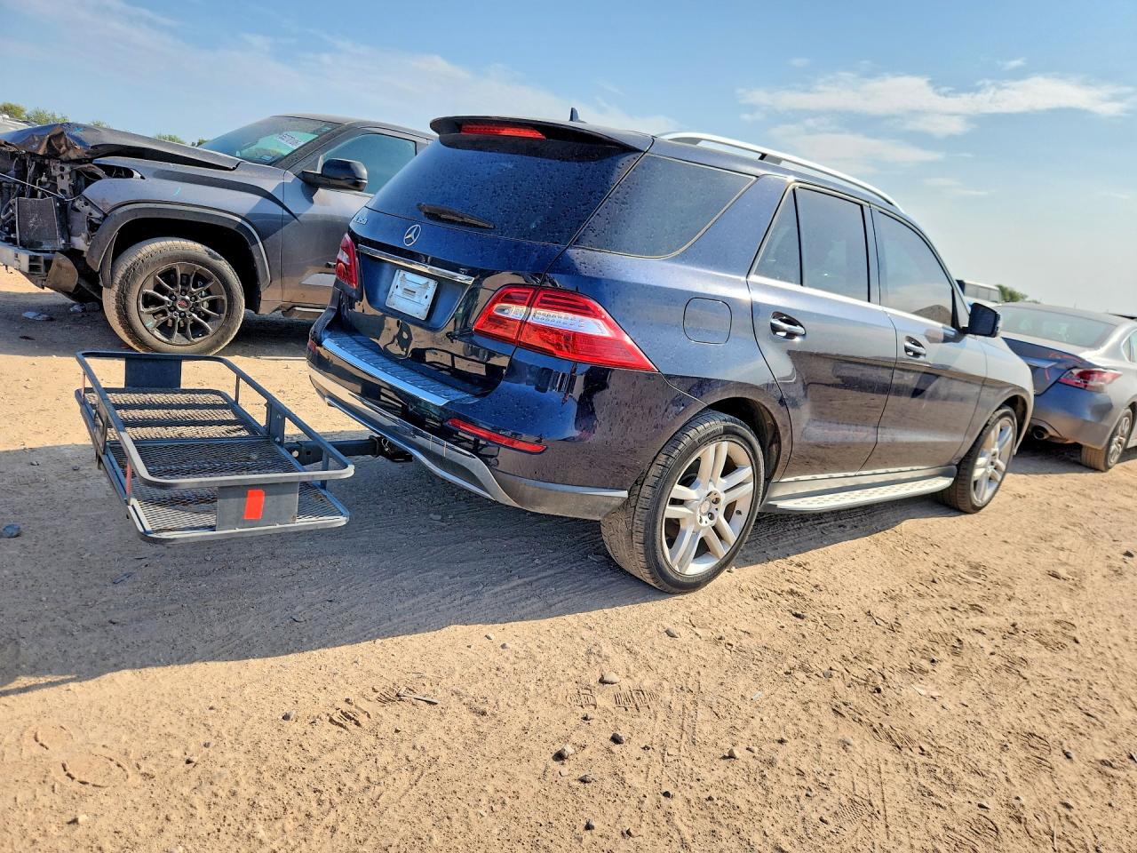 2015 Mercedes-benz Ml 350 Blue vin: 4JGDA5JB5FA443187