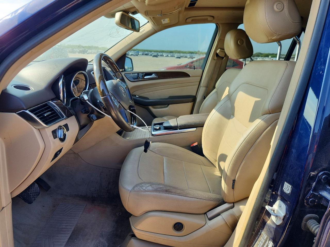 2015 Mercedes-benz Ml 350 Blue vin: 4JGDA5JB5FA443187