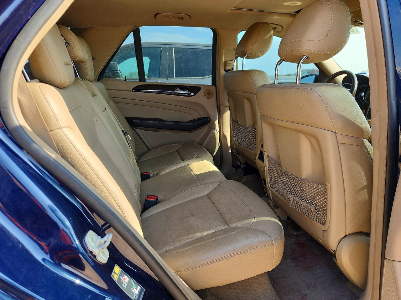 2015 Mercedes-benz Ml 350 Blue vin: 4JGDA5JB5FA443187