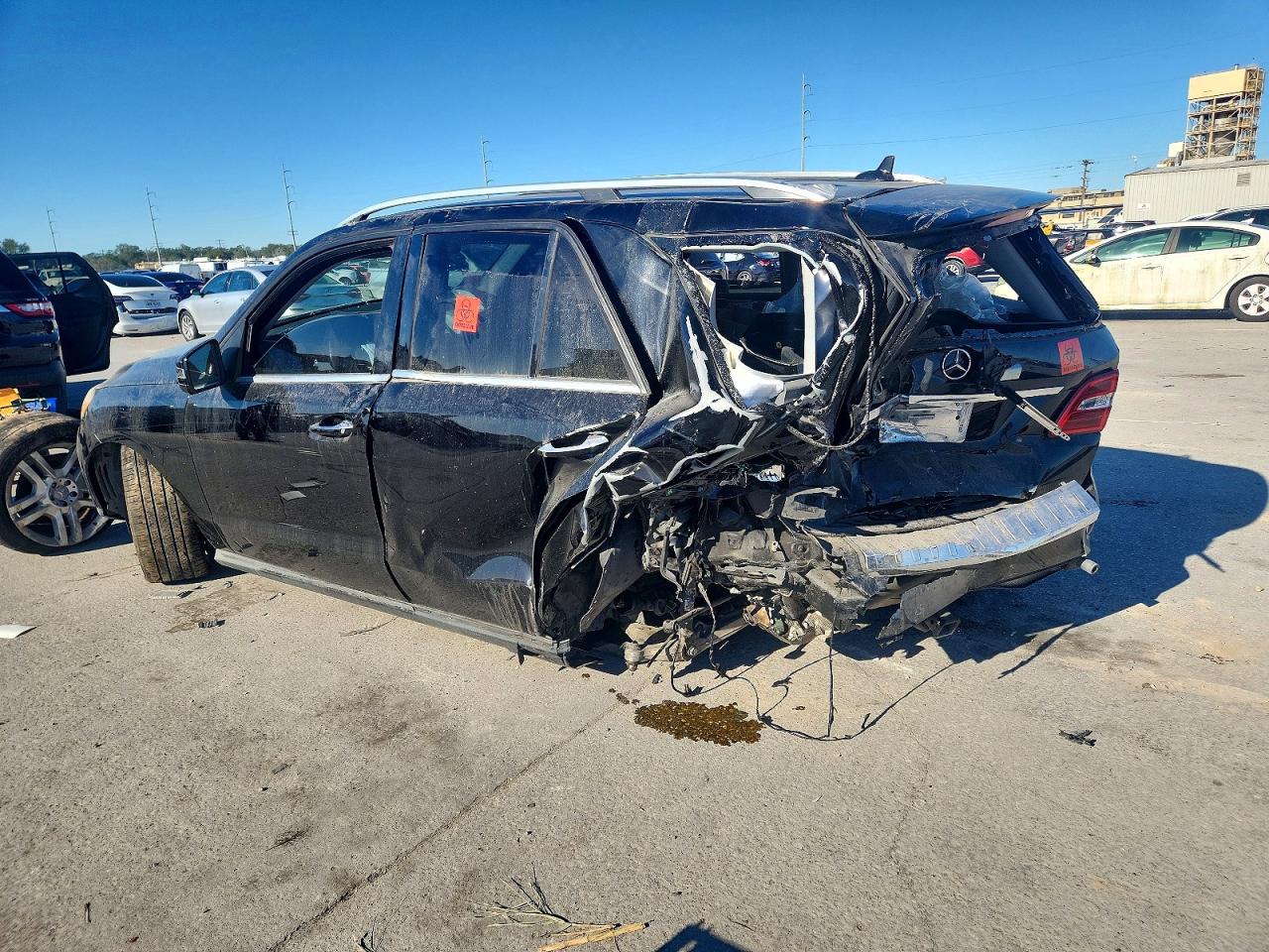 2015 Mercedes-benz Ml 350 Черный vin: 4JGDA5JB5FA512265