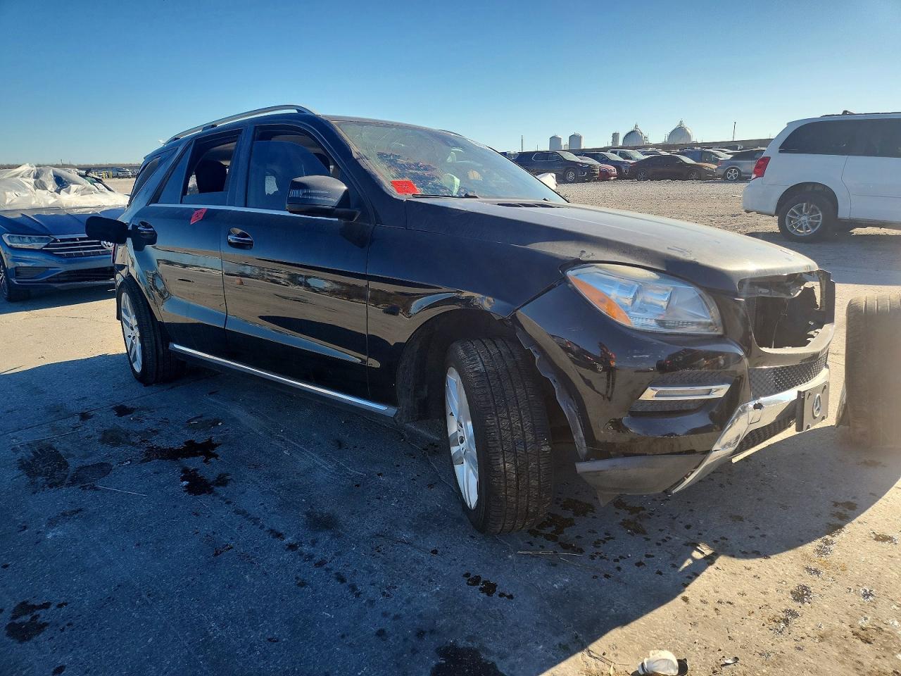 2015 Mercedes-benz Ml 350 Черный vin: 4JGDA5JB5FA512265