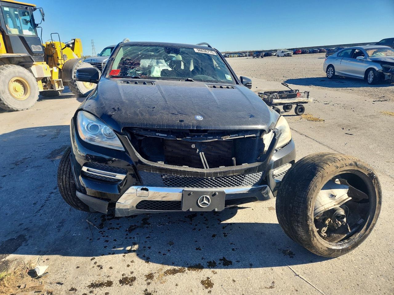 2015 Mercedes-benz Ml 350 Черный vin: 4JGDA5JB5FA512265