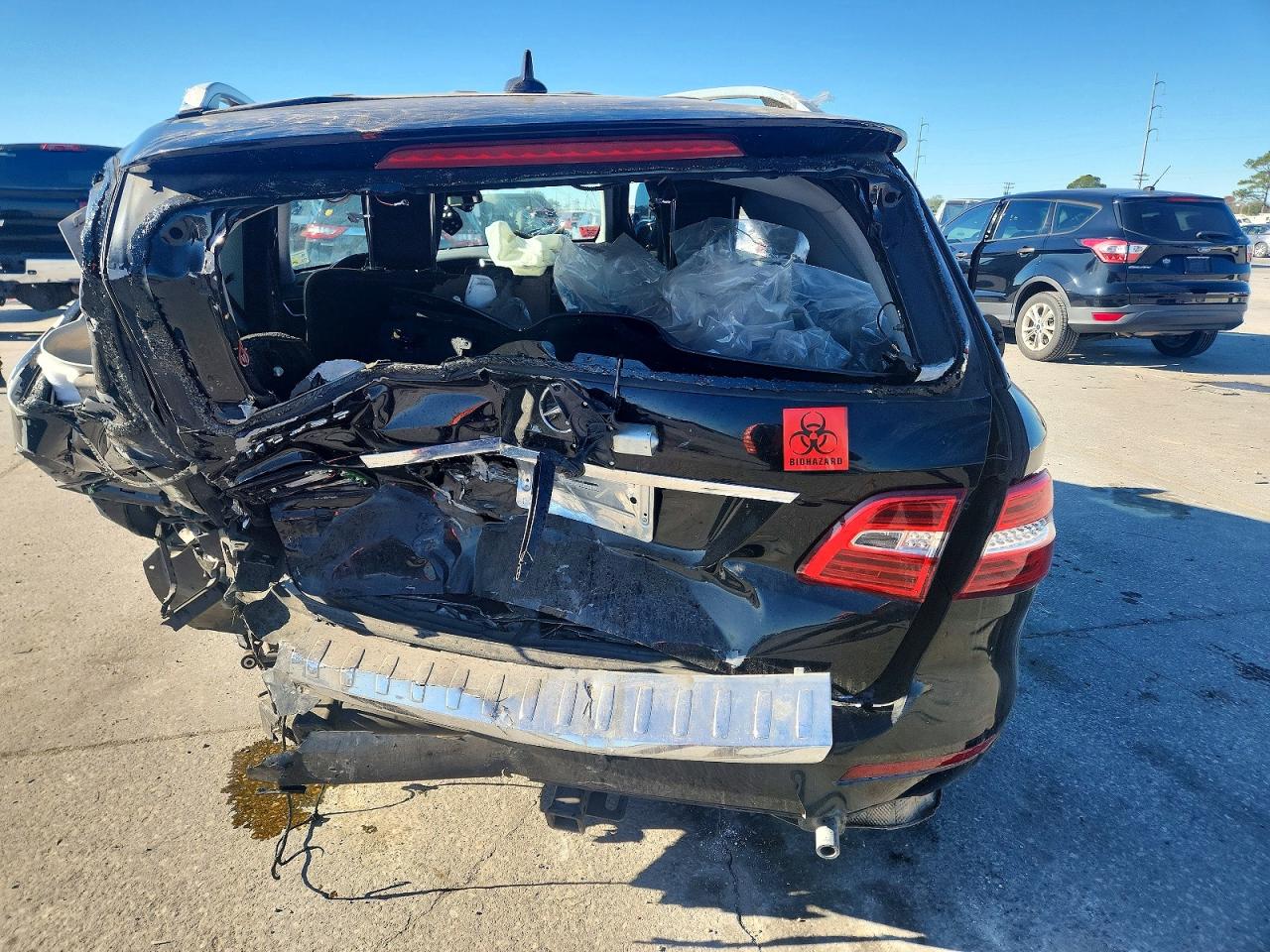 2015 Mercedes-benz Ml 350 Черный vin: 4JGDA5JB5FA512265