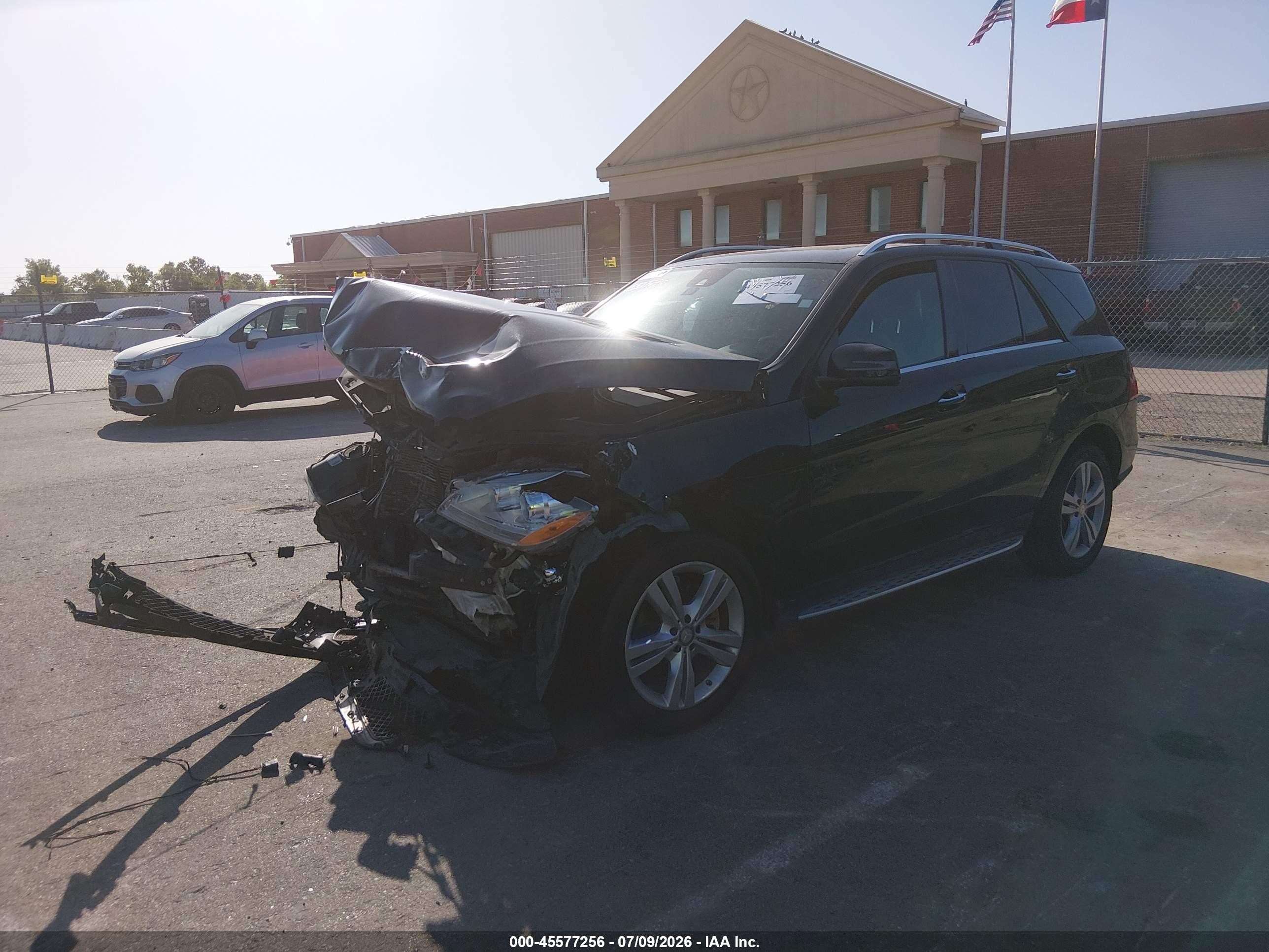 2015 Mercedes-benz Ml 350   Black vin: 4JGDA5JB5FA522097