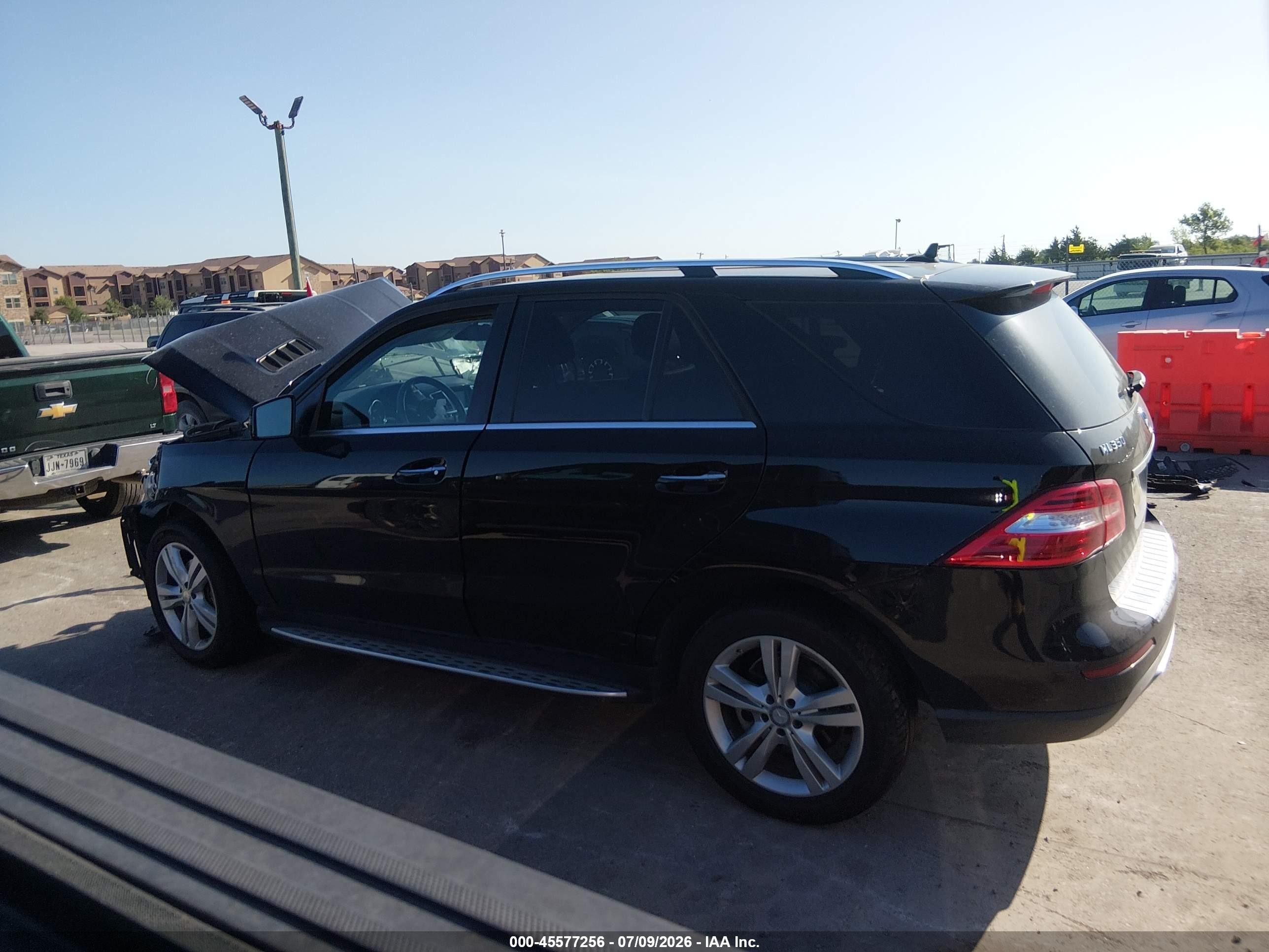 2015 Mercedes-benz Ml 350   Black vin: 4JGDA5JB5FA522097