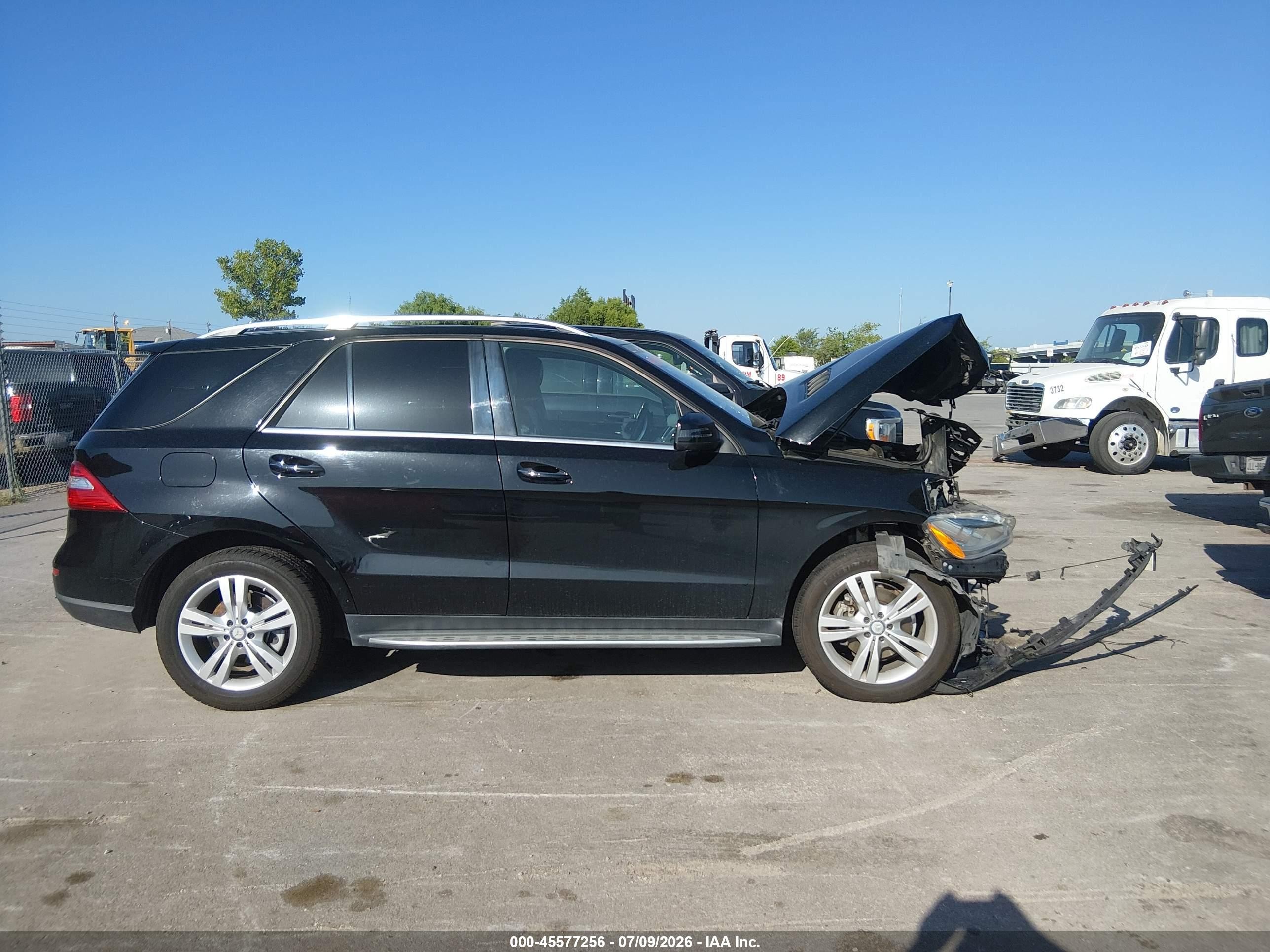 2015 Mercedes-benz Ml 350   Black vin: 4JGDA5JB5FA522097