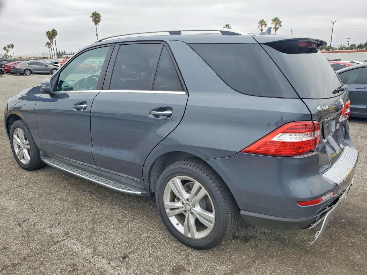 2015 Mercedes-benz Ml 350 Charcoal vin: 4JGDA5JB5FA573101