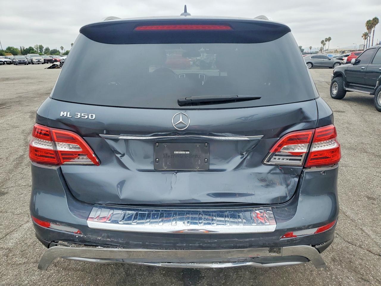 2015 Mercedes-benz Ml 350 Charcoal vin: 4JGDA5JB5FA573101