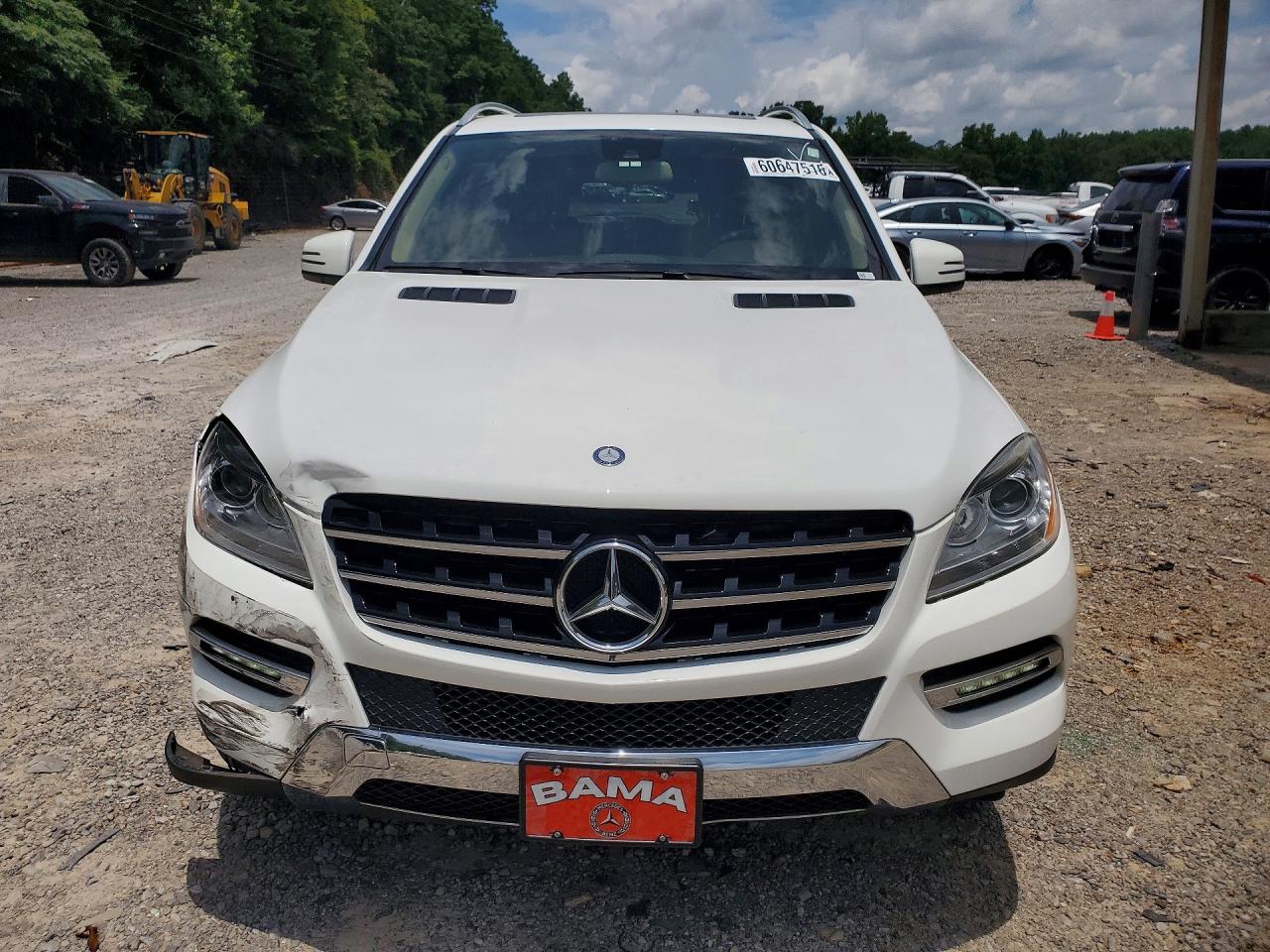 2015 Mercedes-benz Ml 350 White vin: 4JGDA5JB5FA618621