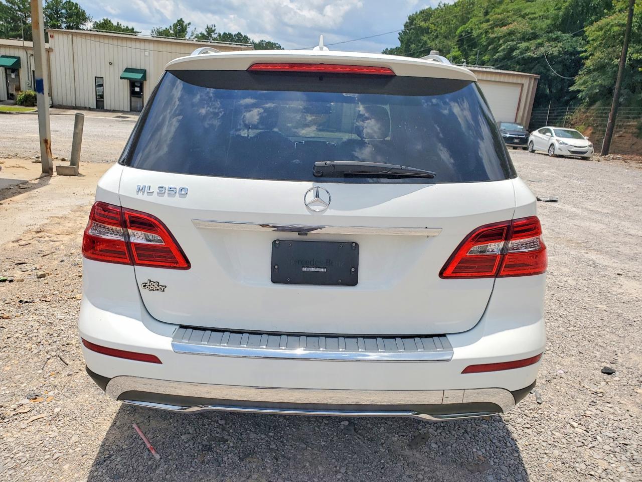 2015 Mercedes-benz Ml 350 White vin: 4JGDA5JB5FA618621