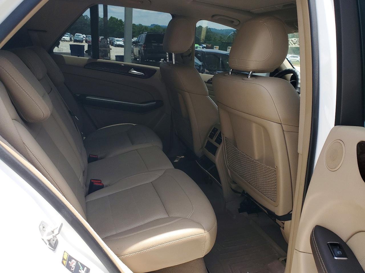 2015 Mercedes-benz Ml 350 White vin: 4JGDA5JB5FA618621