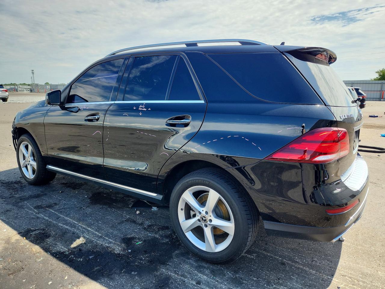 2017 Mercedes-benz Gle 350 Black vin: 4JGDA5JB5HA946771