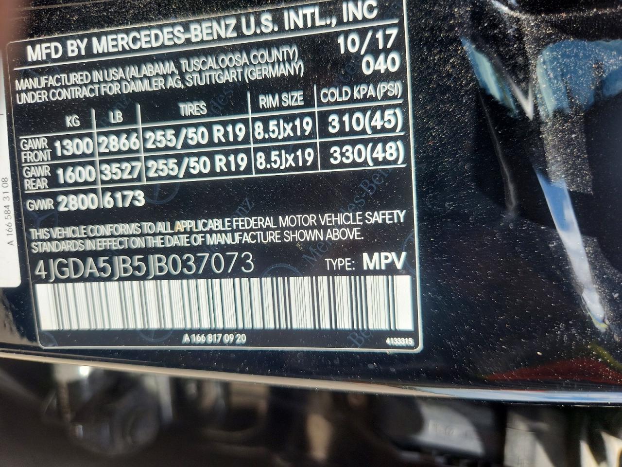 2018 Mercedes-benz Gle 350 Black vin: 4JGDA5JB5JB037073