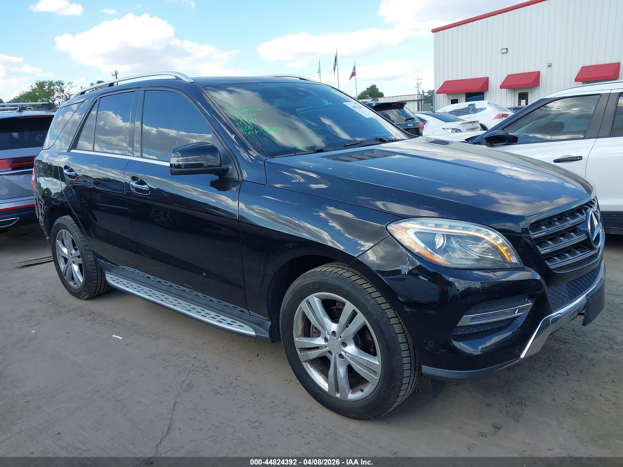 2013 Mercedes-benz Ml 350   Black vin: 4JGDA5JB6DA156163