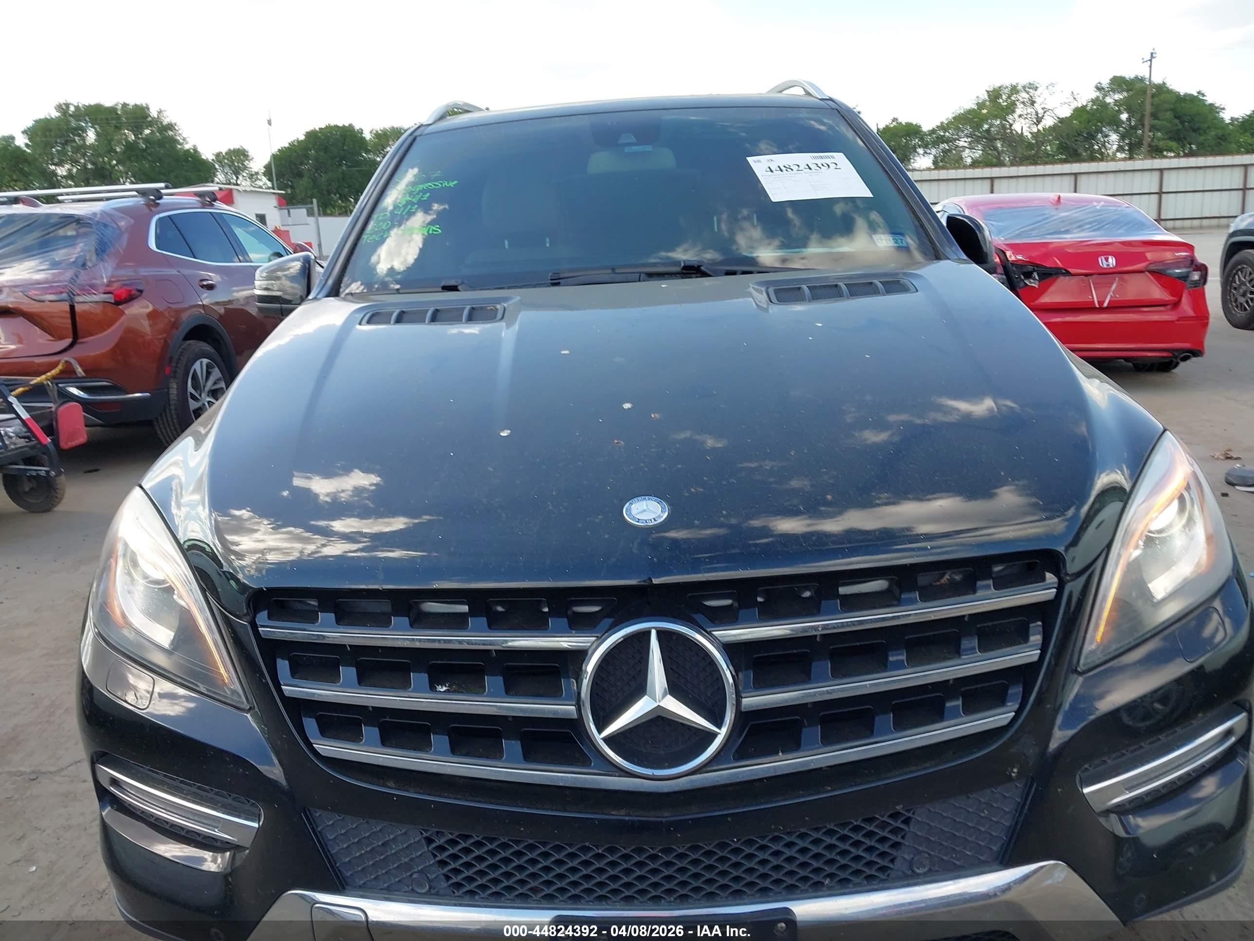 2013 Mercedes-benz Ml 350   Black vin: 4JGDA5JB6DA156163