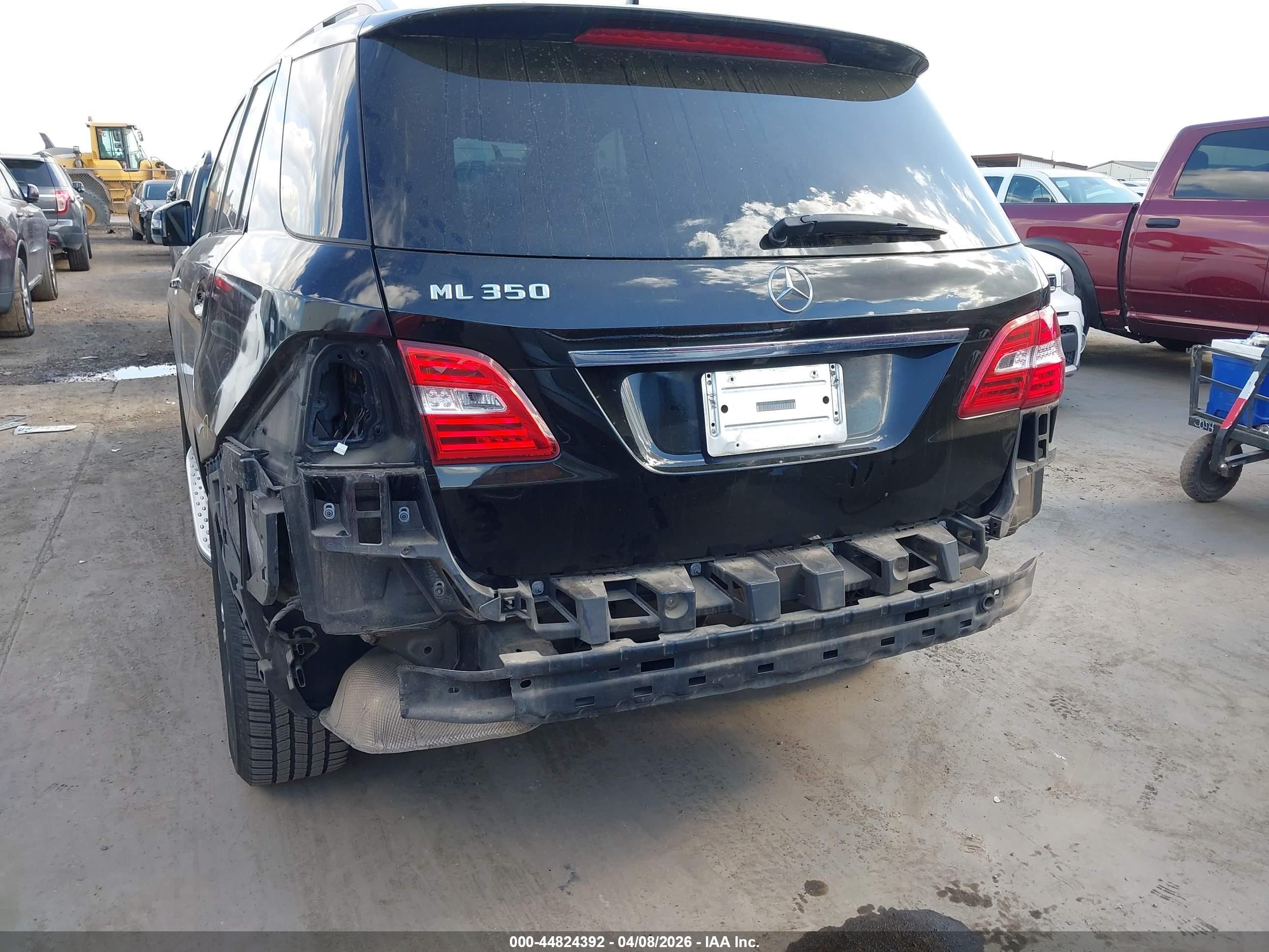 2013 Mercedes-benz Ml 350   Black vin: 4JGDA5JB6DA156163