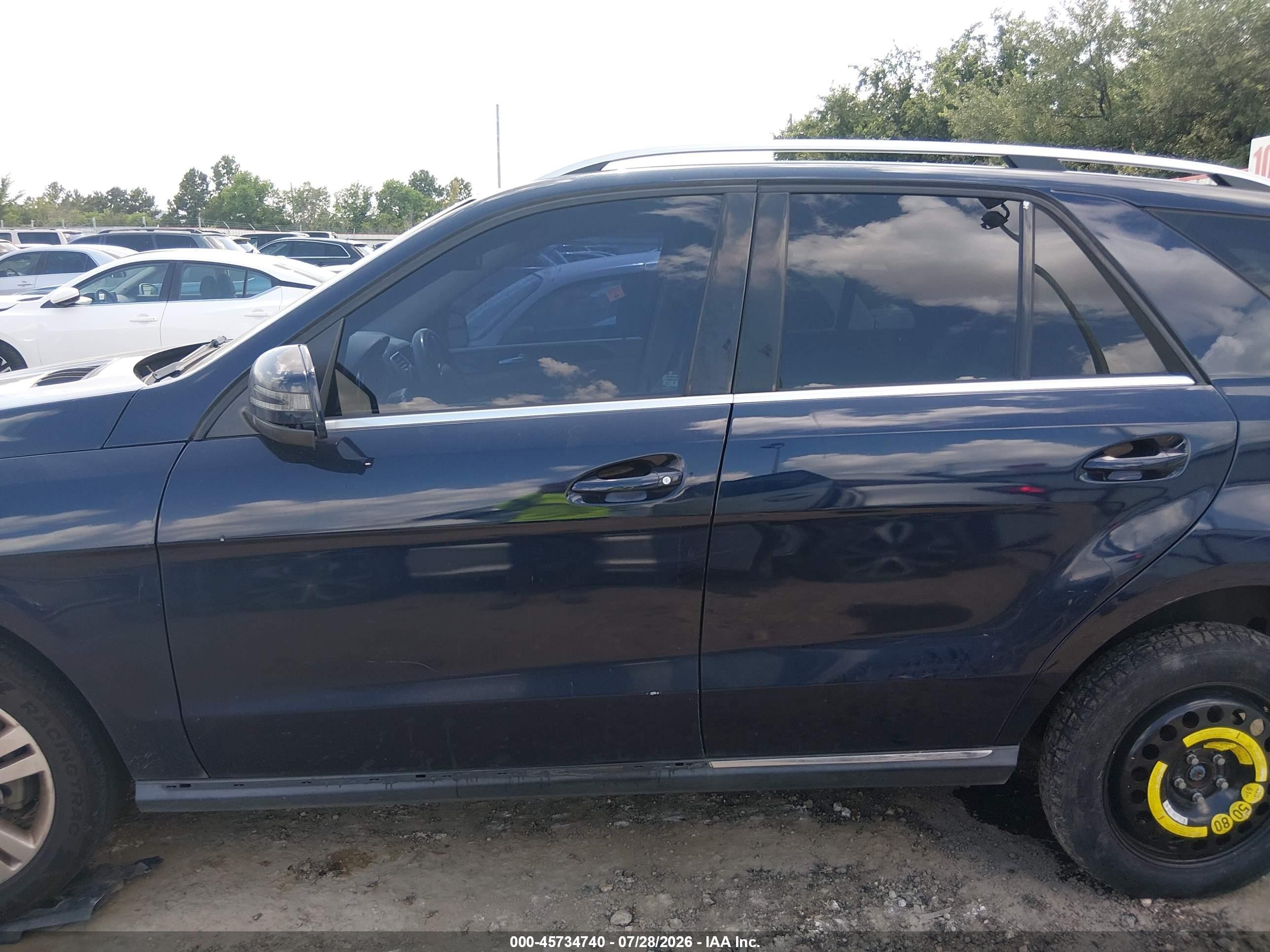 2013 Mercedes-benz Ml 350 Blue vin: 4JGDA5JB6DA201120
