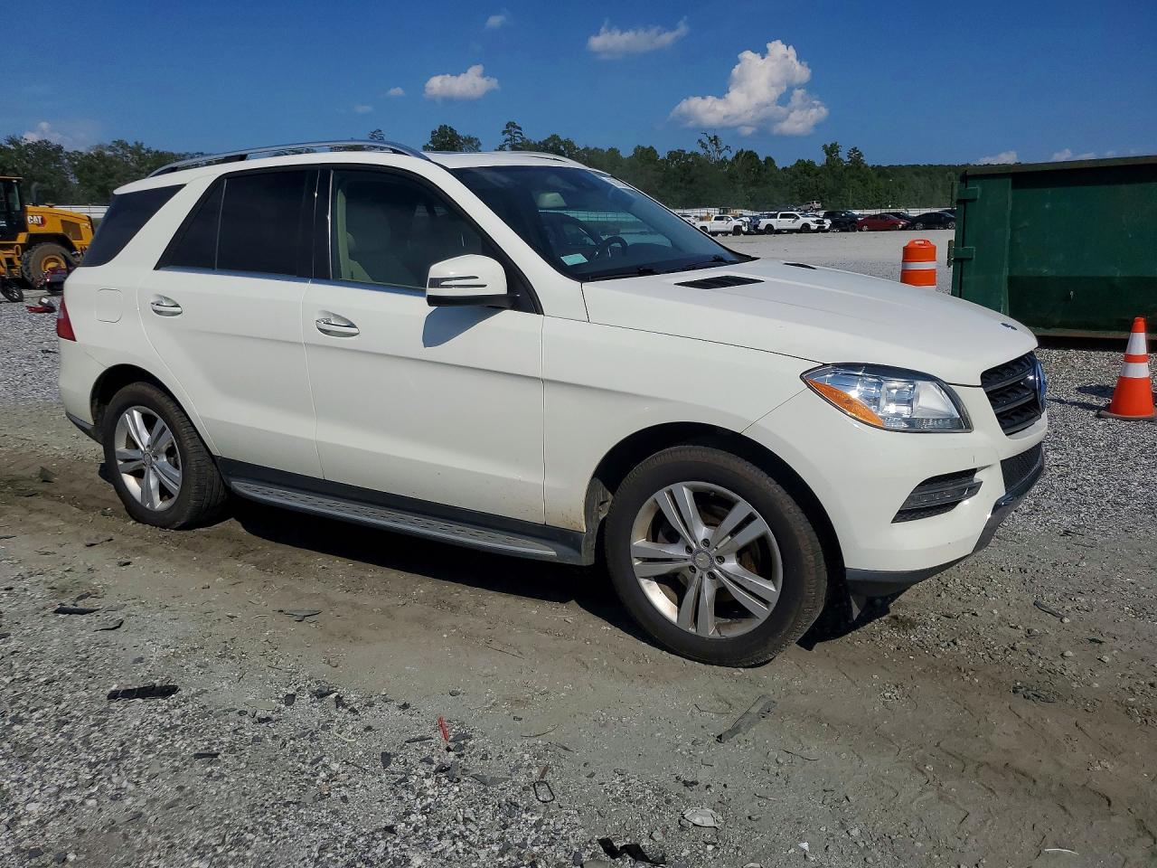 2013 Mercedes-benz Ml 350 White vin: 4JGDA5JB6DA211372