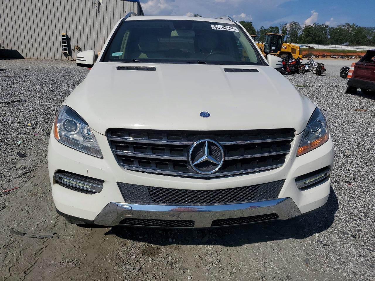 2013 Mercedes-benz Ml 350 White vin: 4JGDA5JB6DA211372