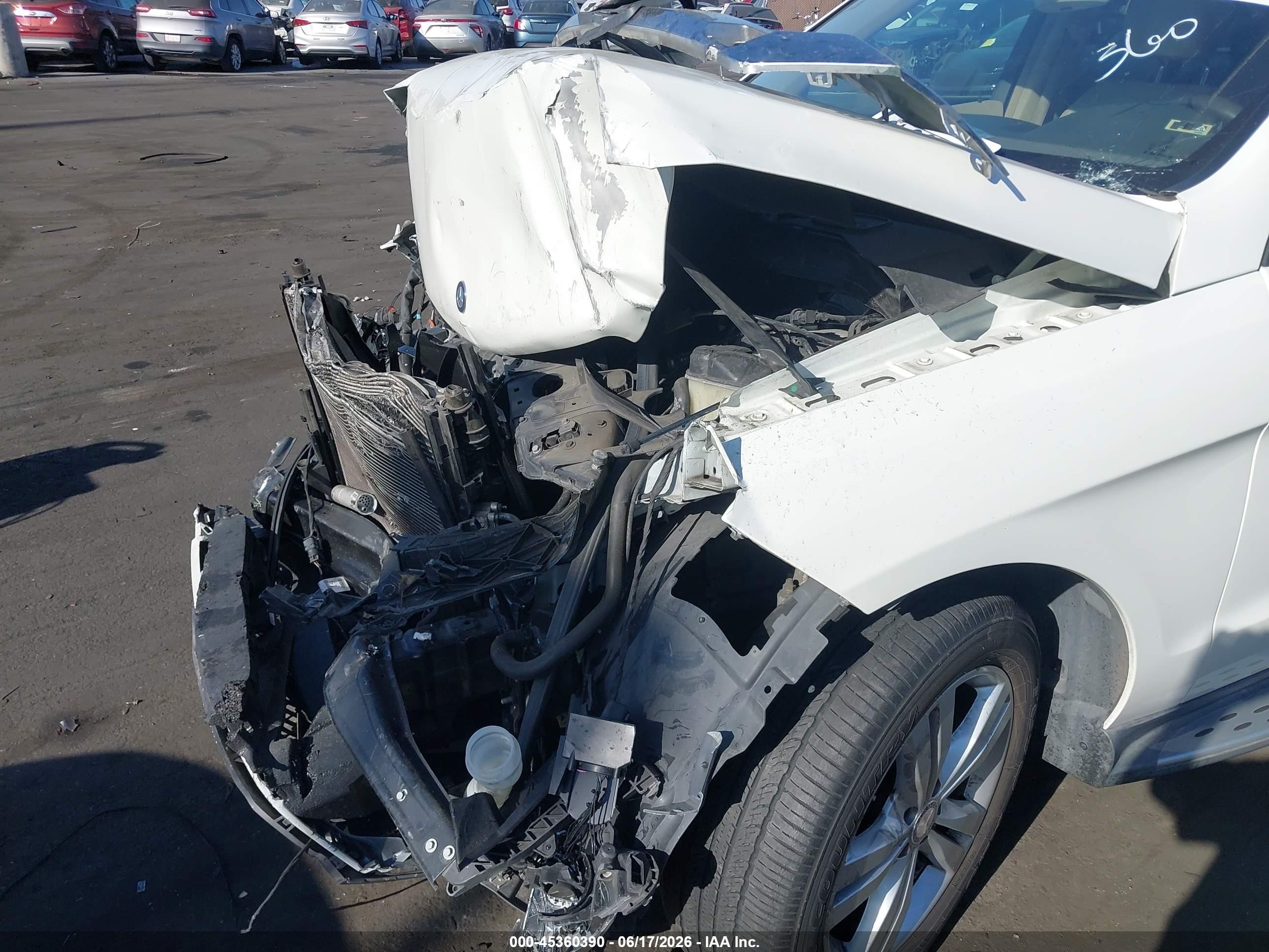 2013 Mercedes-benz Ml 350 Белый vin: 4JGDA5JB6DA227703