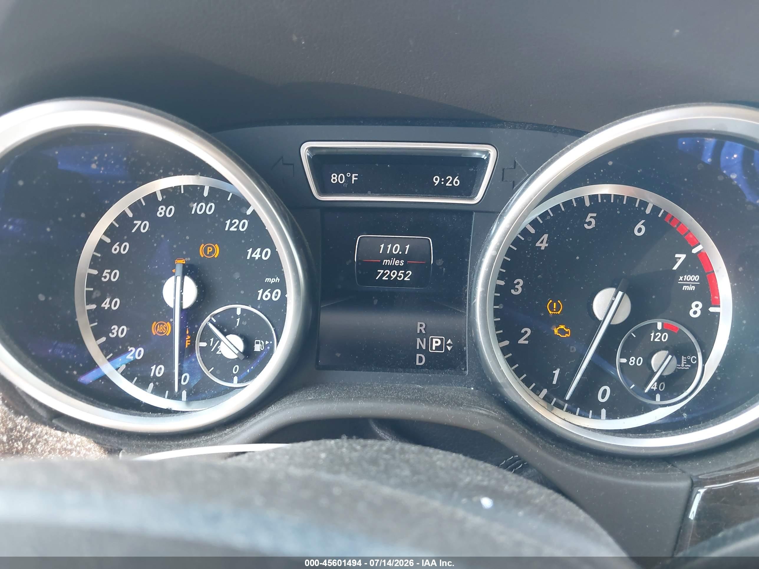 2014 Mercedes-benz Ml 350   Brown vin: 4JGDA5JB6EA315345