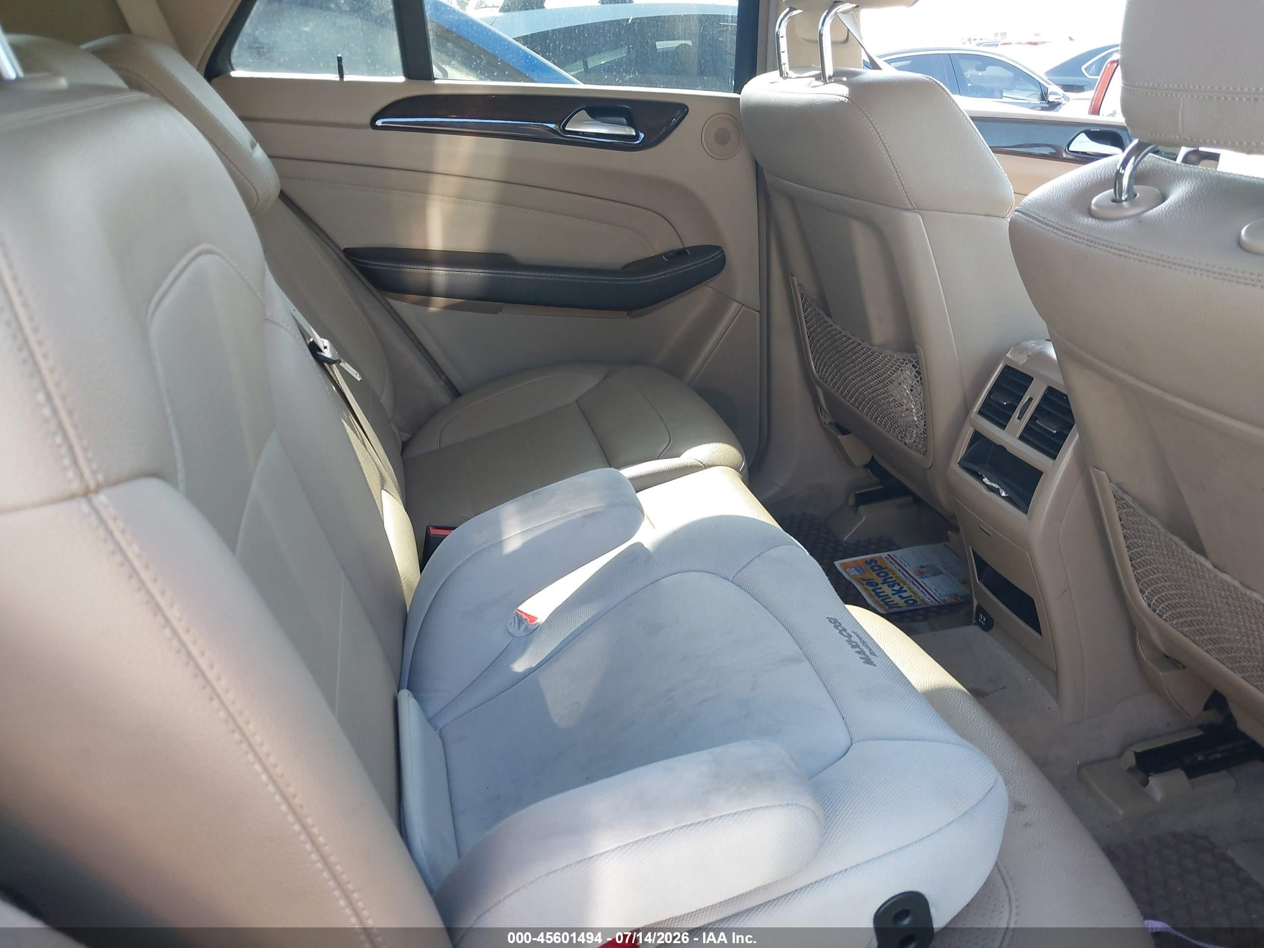 2014 Mercedes-benz Ml 350   Brown vin: 4JGDA5JB6EA315345