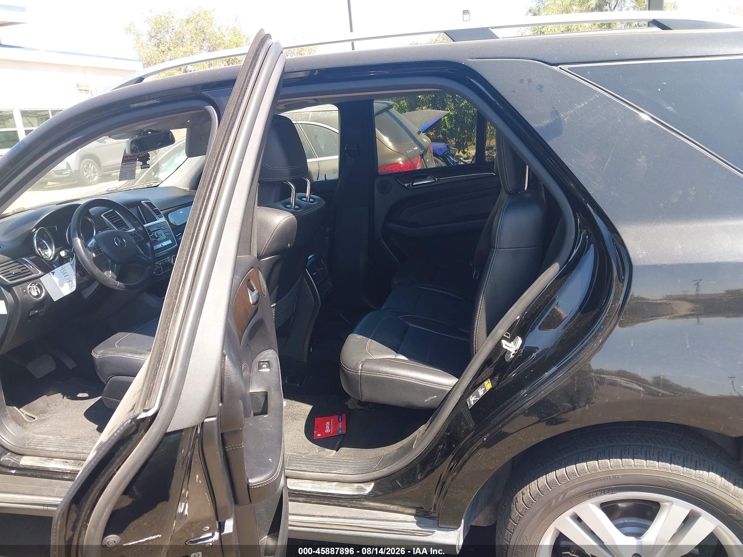 2014 Mercedes-benz Ml 350   Black vin: 4JGDA5JB6EA322179