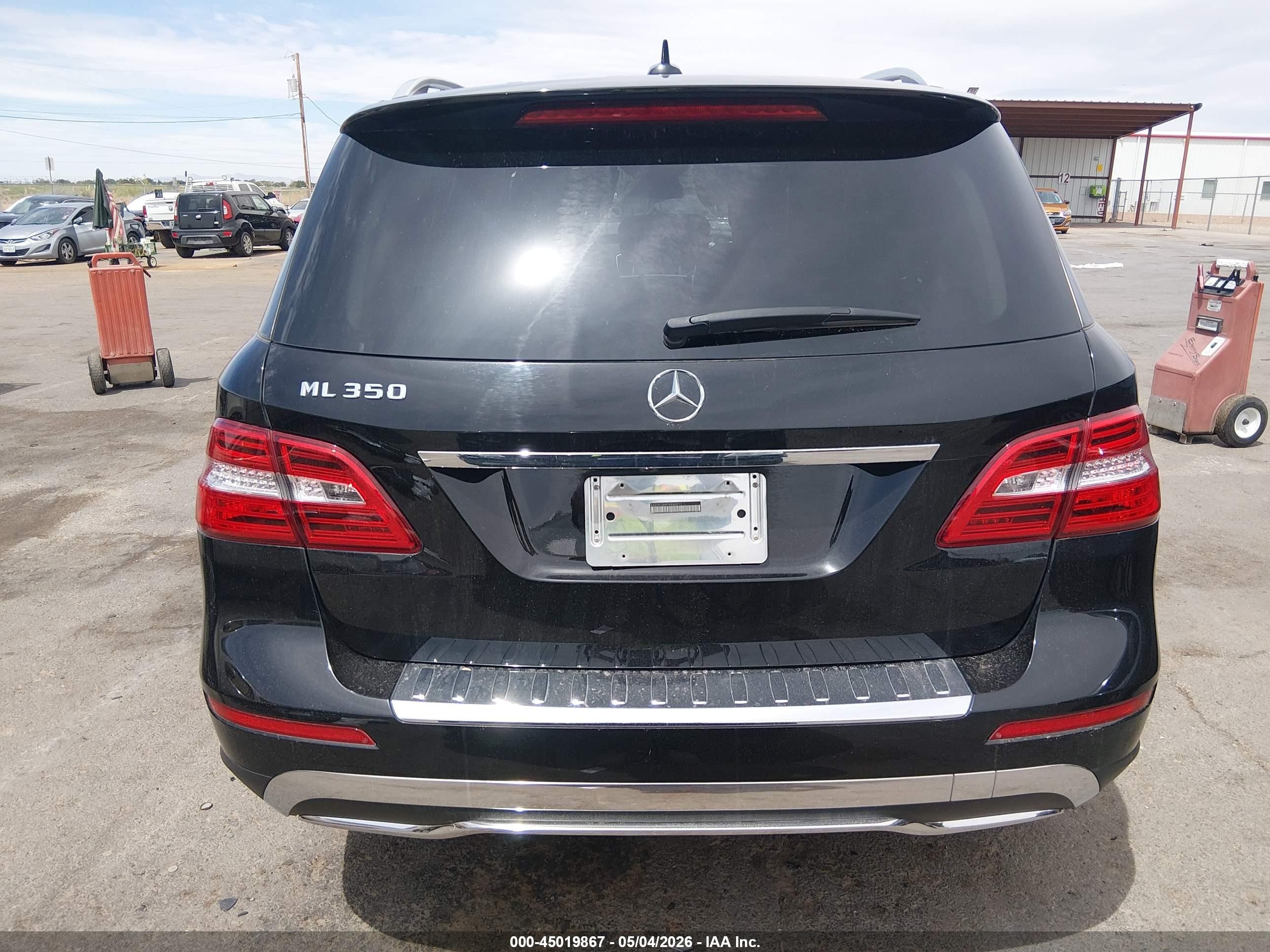 2015 Mercedes-benz Ml 350   Черный vin: 4JGDA5JB6FA466011