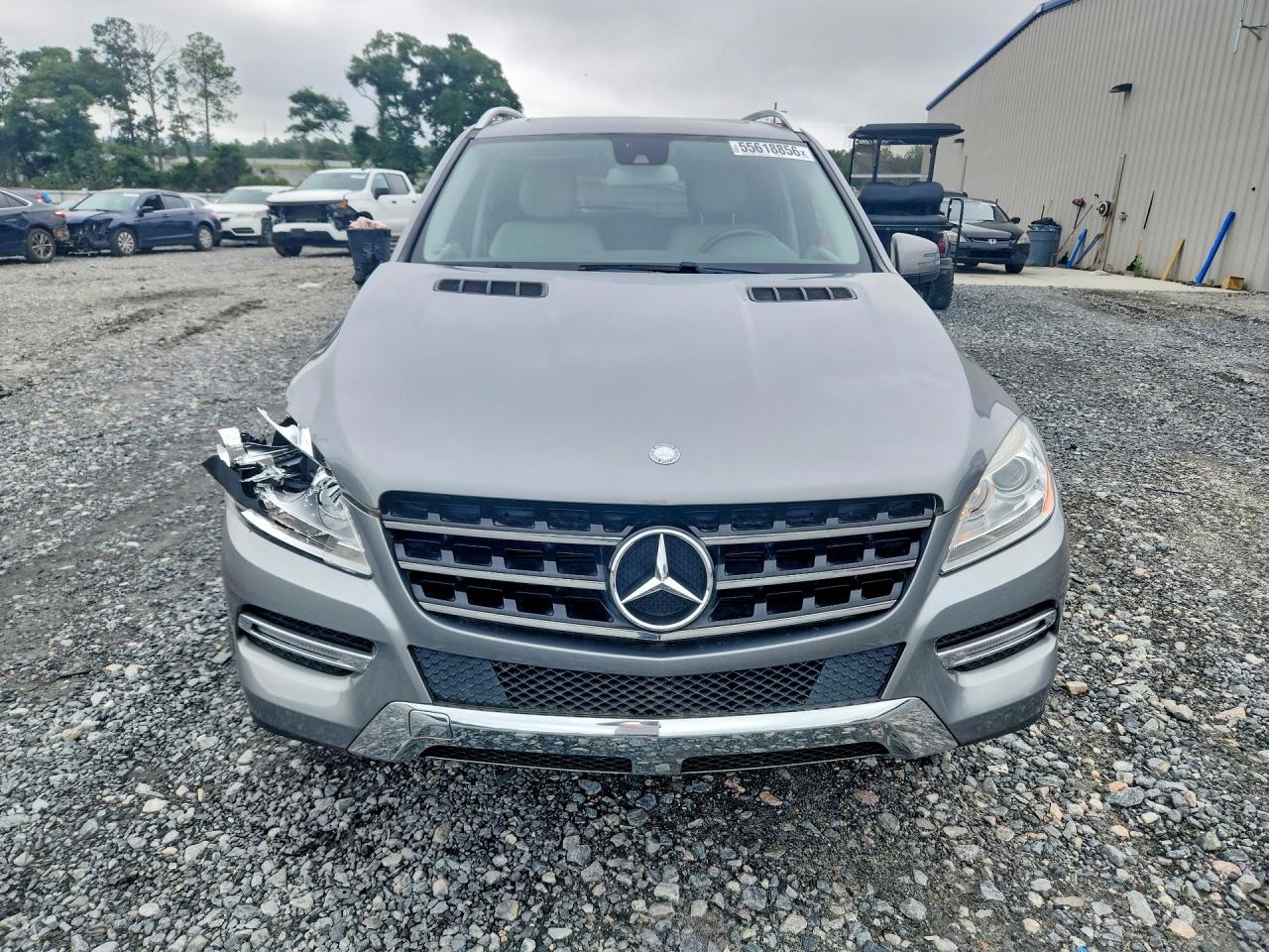 2015 Mercedes-benz Ml 350 Gray vin: 4JGDA5JB6FA543475