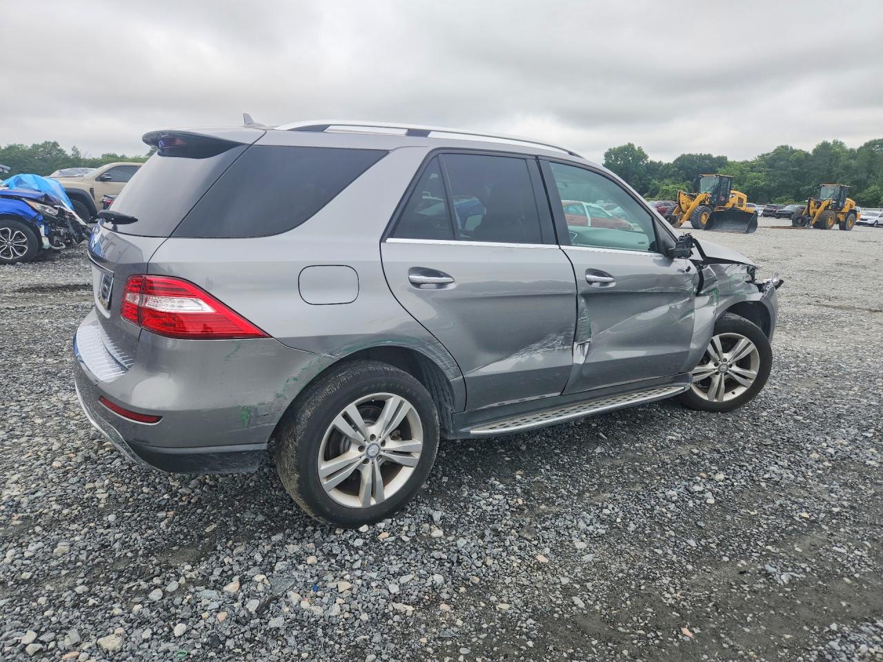 2015 Mercedes-benz Ml 350 Gray vin: 4JGDA5JB6FA543475