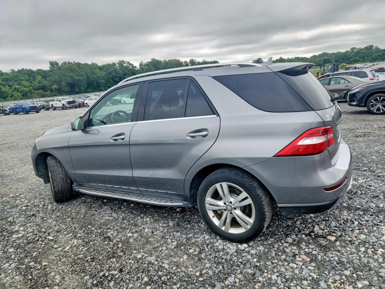 2015 Mercedes-benz Ml 350 Gray vin: 4JGDA5JB6FA543475