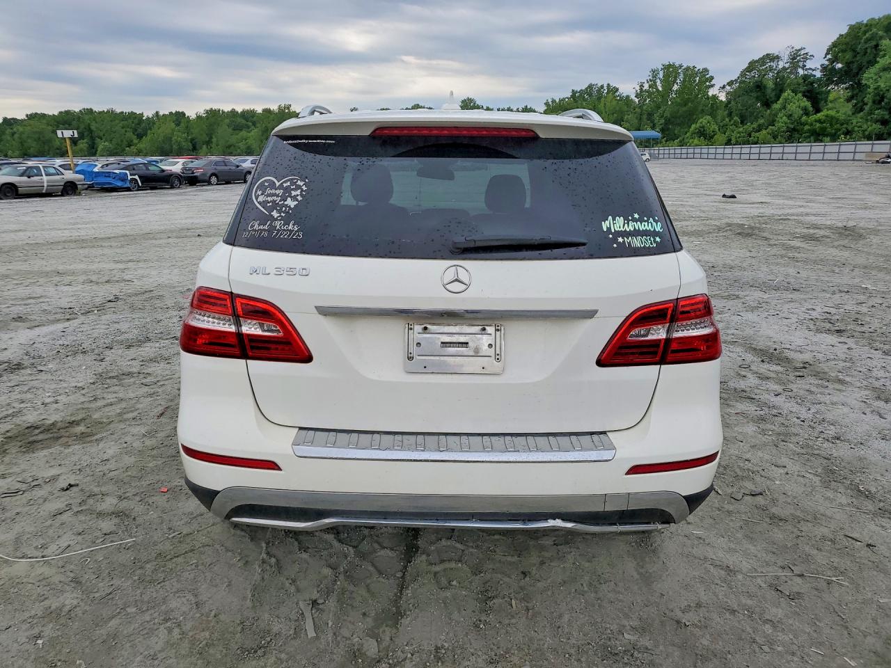 2015 Mercedes-benz Ml 350 Белый vin: 4JGDA5JB6FA569560