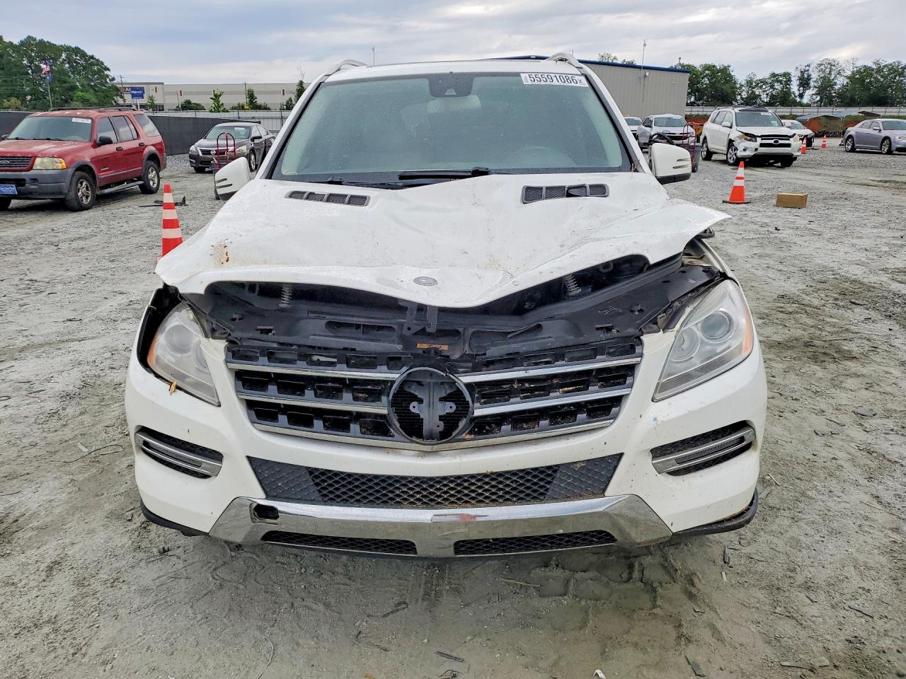 2015 Mercedes-benz Ml 350 Белый vin: 4JGDA5JB6FA569560