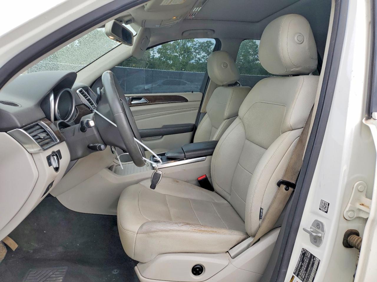 2015 Mercedes-benz Ml 350 Белый vin: 4JGDA5JB6FA569560