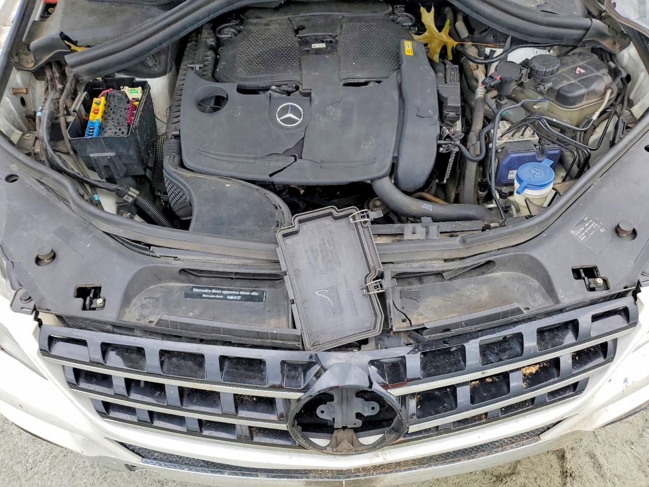2015 Mercedes-benz Ml 350 Белый vin: 4JGDA5JB6FA569560