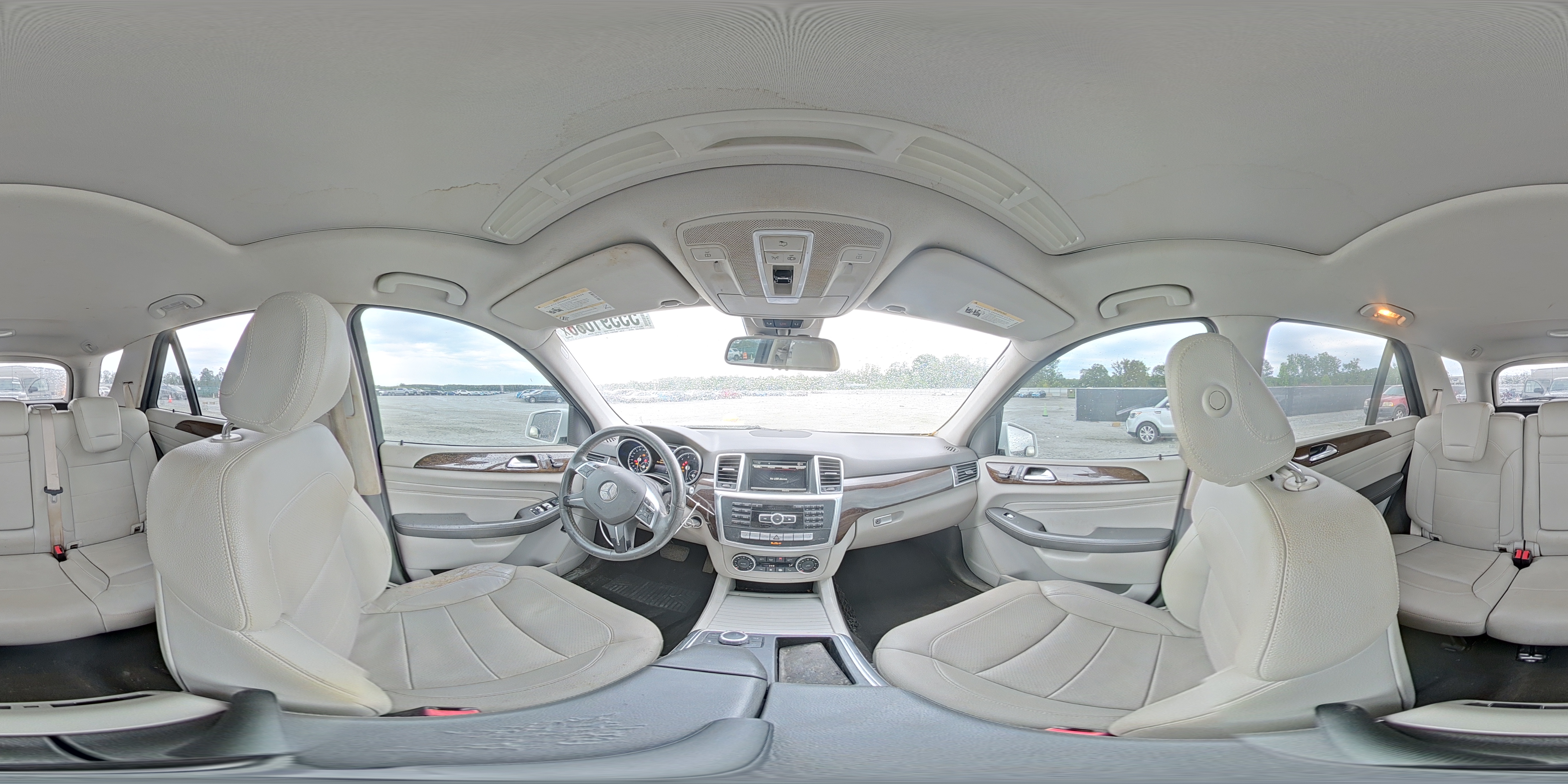 2015 Mercedes-benz Ml 350 Белый vin: 4JGDA5JB6FA569560