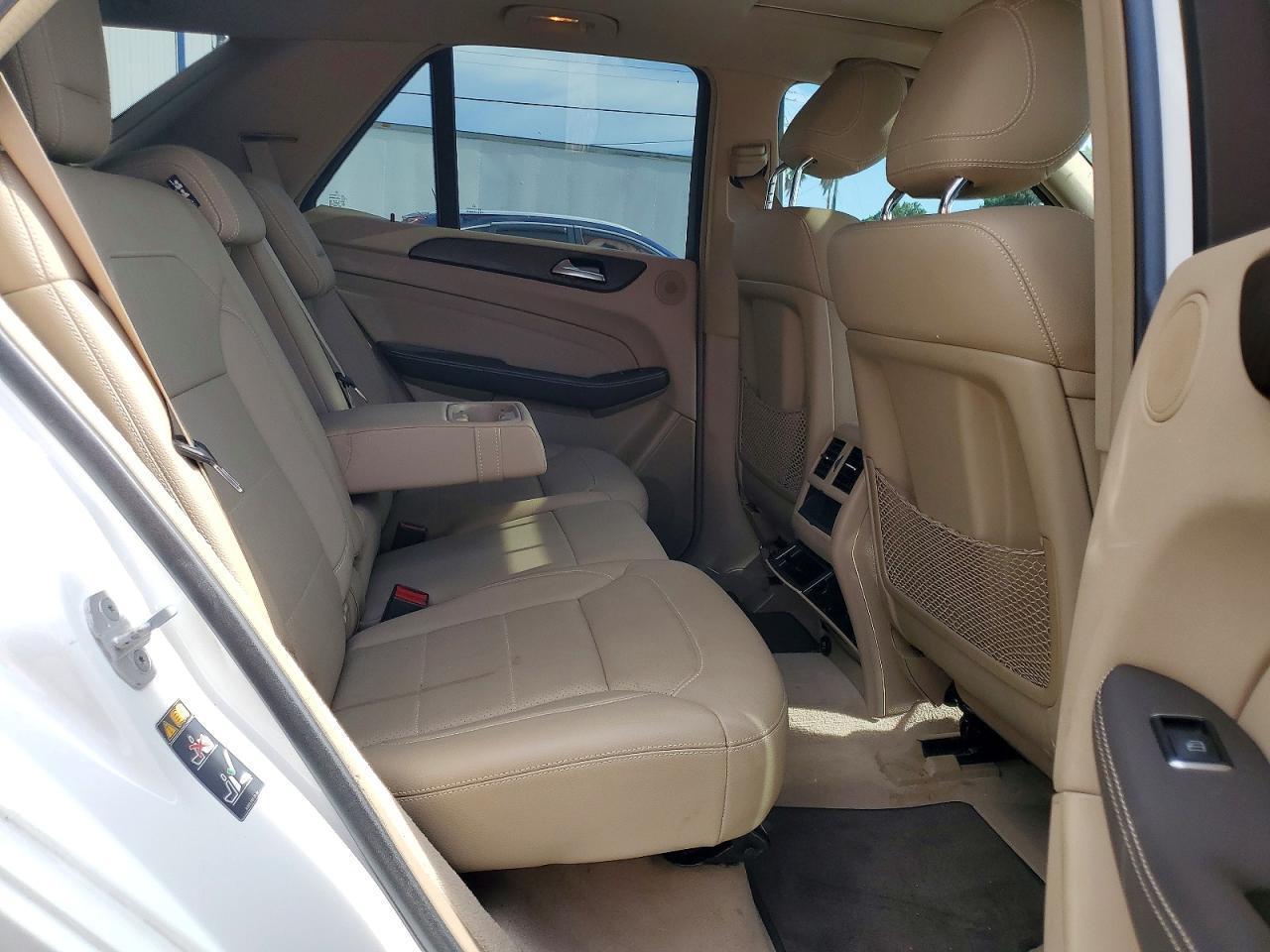 2015 Mercedes-benz Ml 350 White vin: 4JGDA5JB6FA601262