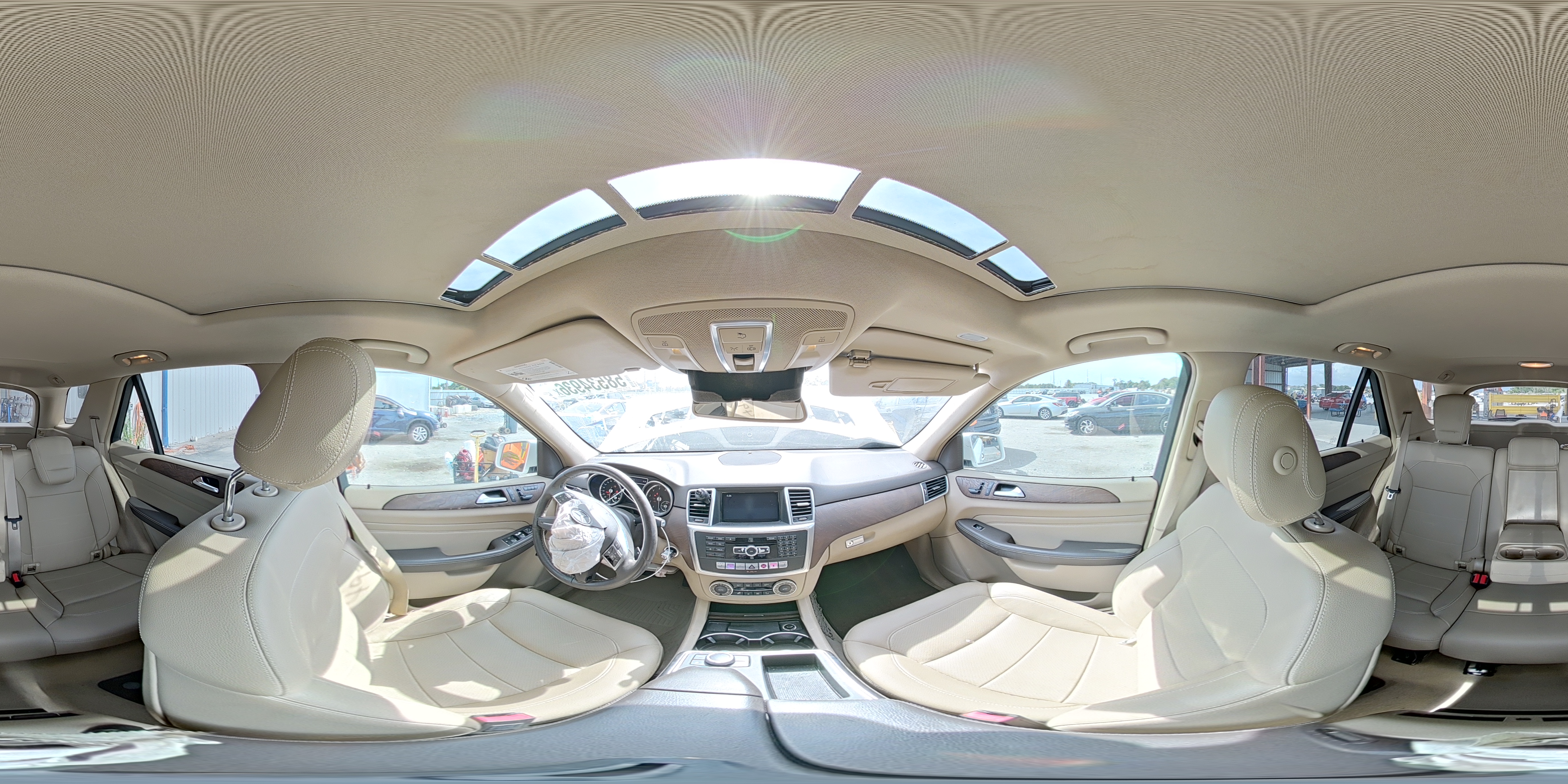 2015 Mercedes-benz Ml 350 White vin: 4JGDA5JB6FA601262