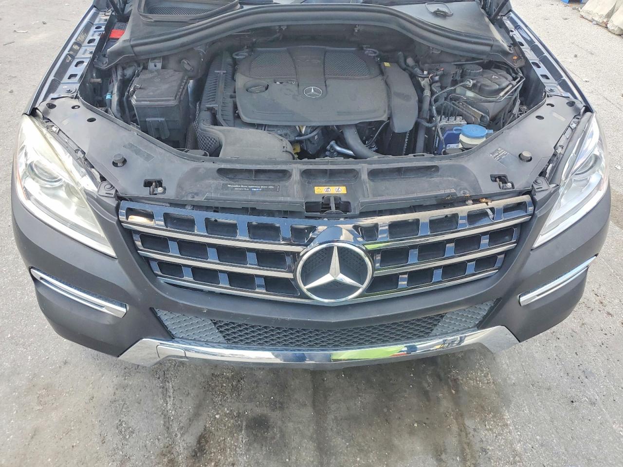 2015 Mercedes-benz Ml 350 Gray vin: 4JGDA5JB6FA608910