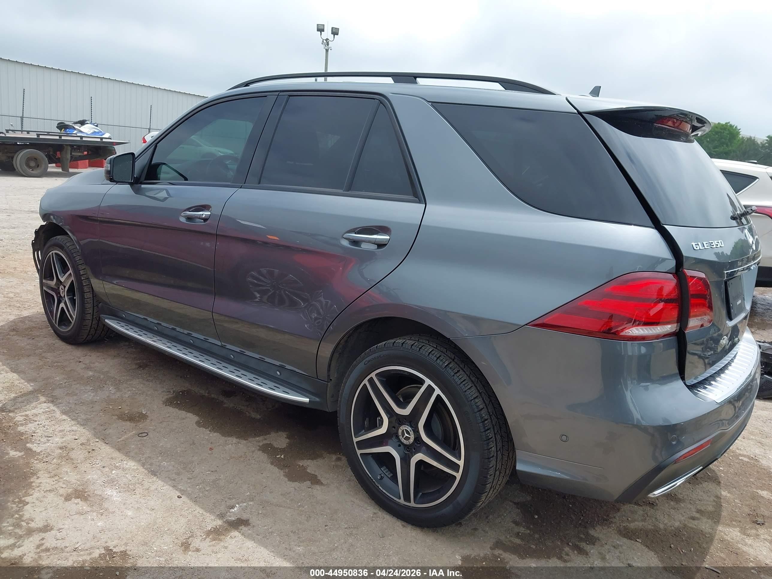 2017 Mercedes-benz Gle 350   Black vin: 4JGDA5JB6HA937450