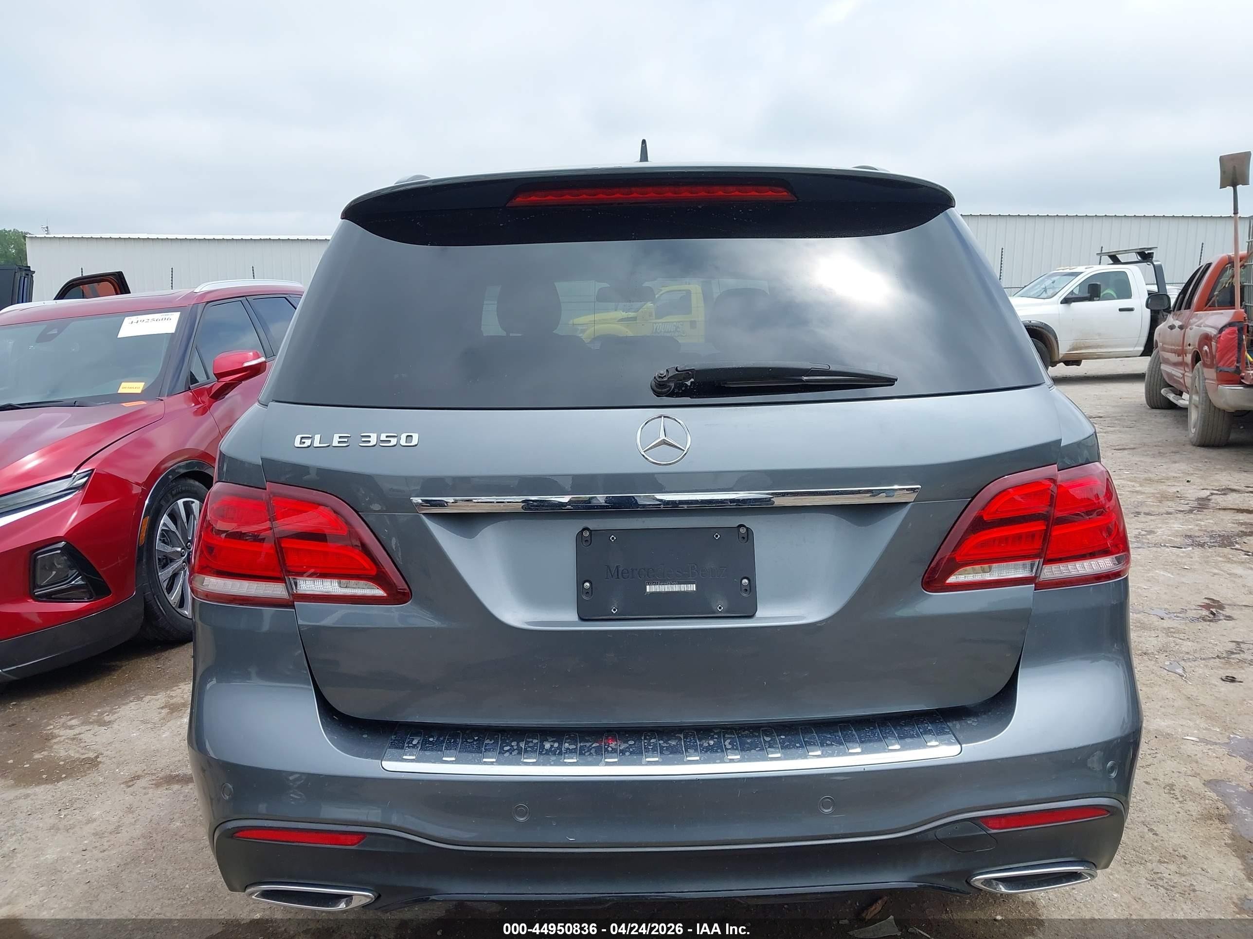 2017 Mercedes-benz Gle 350   Black vin: 4JGDA5JB6HA937450
