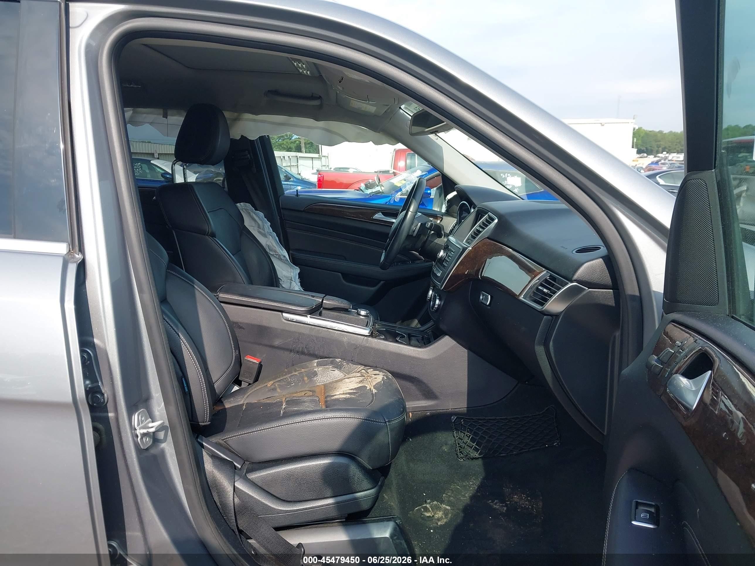 2013 Mercedes-benz Ml 350   Gray vin: 4JGDA5JB7DA219478