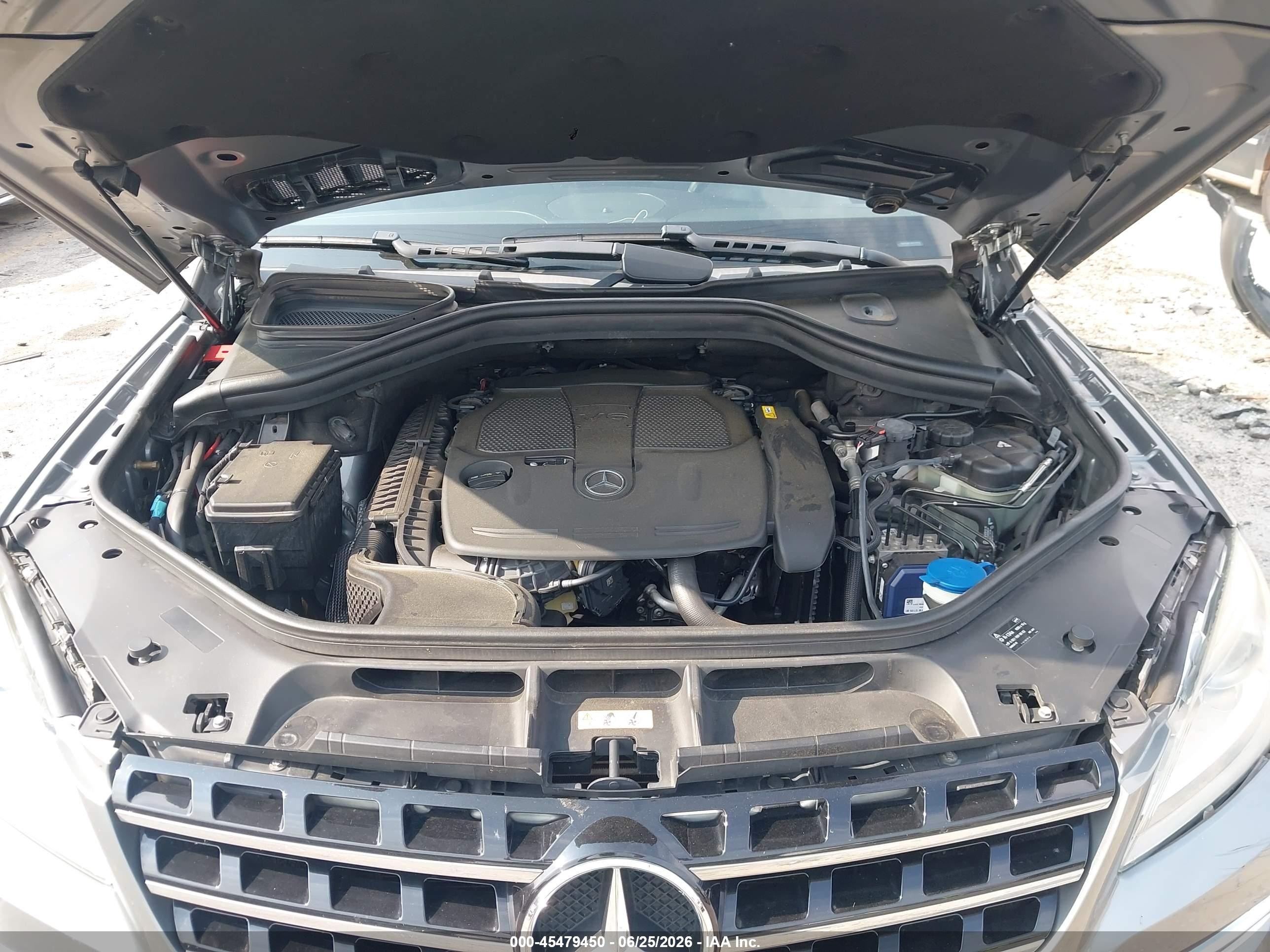 2013 Mercedes-benz Ml 350   Gray vin: 4JGDA5JB7DA219478