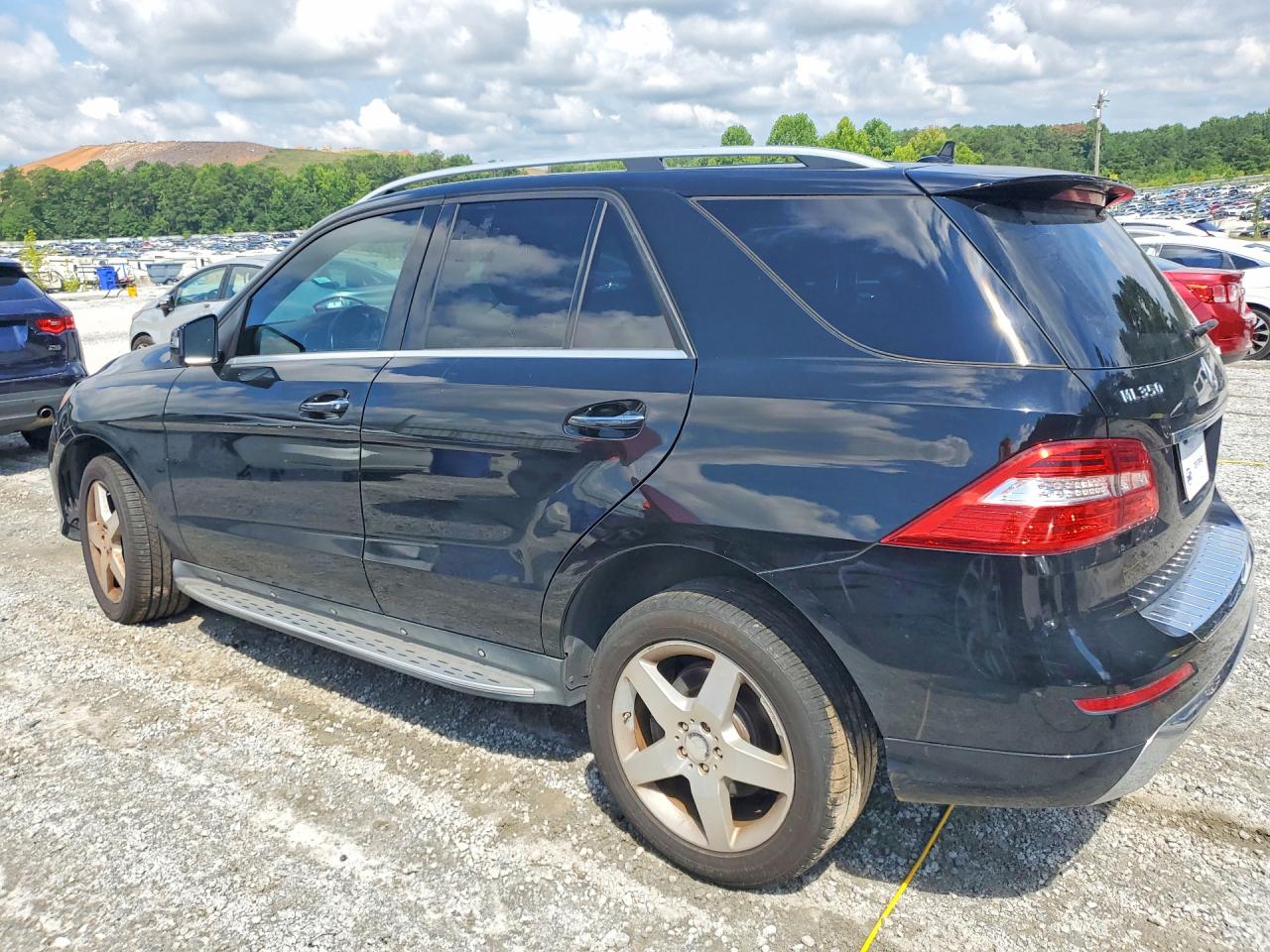 2014 Mercedes-benz Ml 350 Черный vin: 4JGDA5JB7EA268567