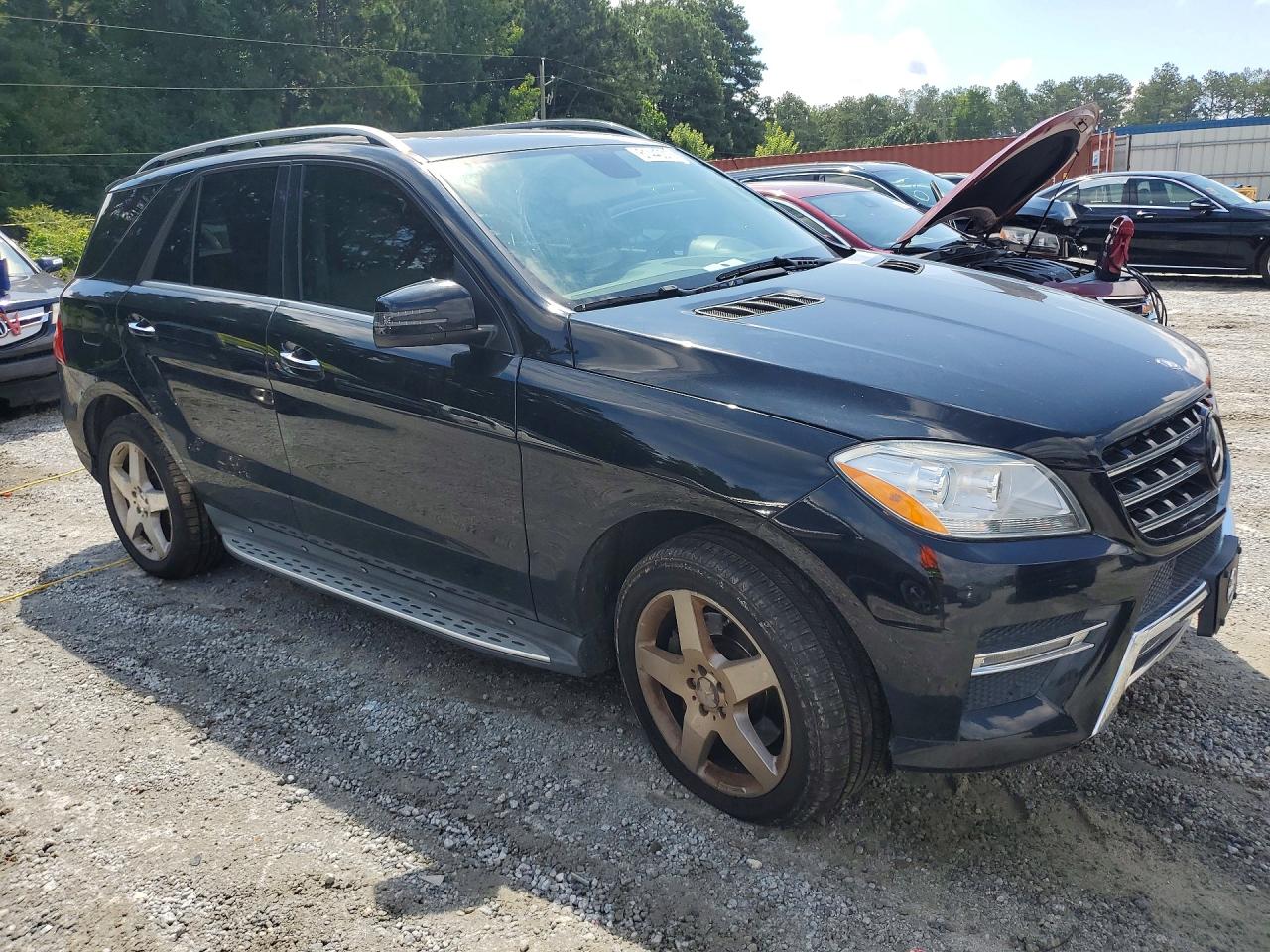 2014 Mercedes-benz Ml 350 Черный vin: 4JGDA5JB7EA268567