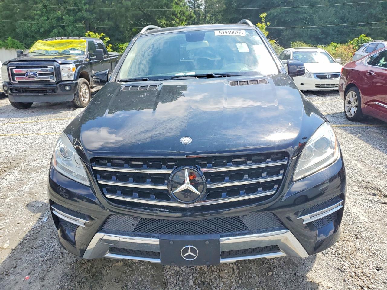 2014 Mercedes-benz Ml 350 Черный vin: 4JGDA5JB7EA268567