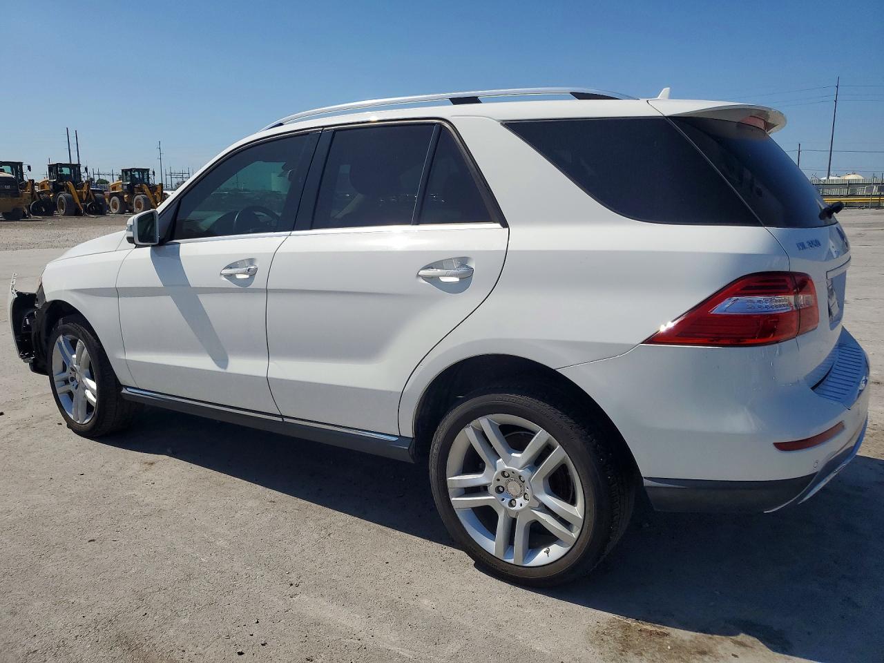 2014 Mercedes-benz Ml 350 White vin: 4JGDA5JB7EA415986