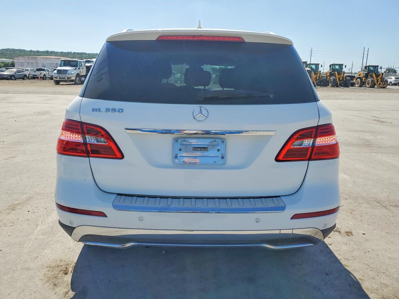 2014 Mercedes-benz Ml 350 White vin: 4JGDA5JB7EA415986
