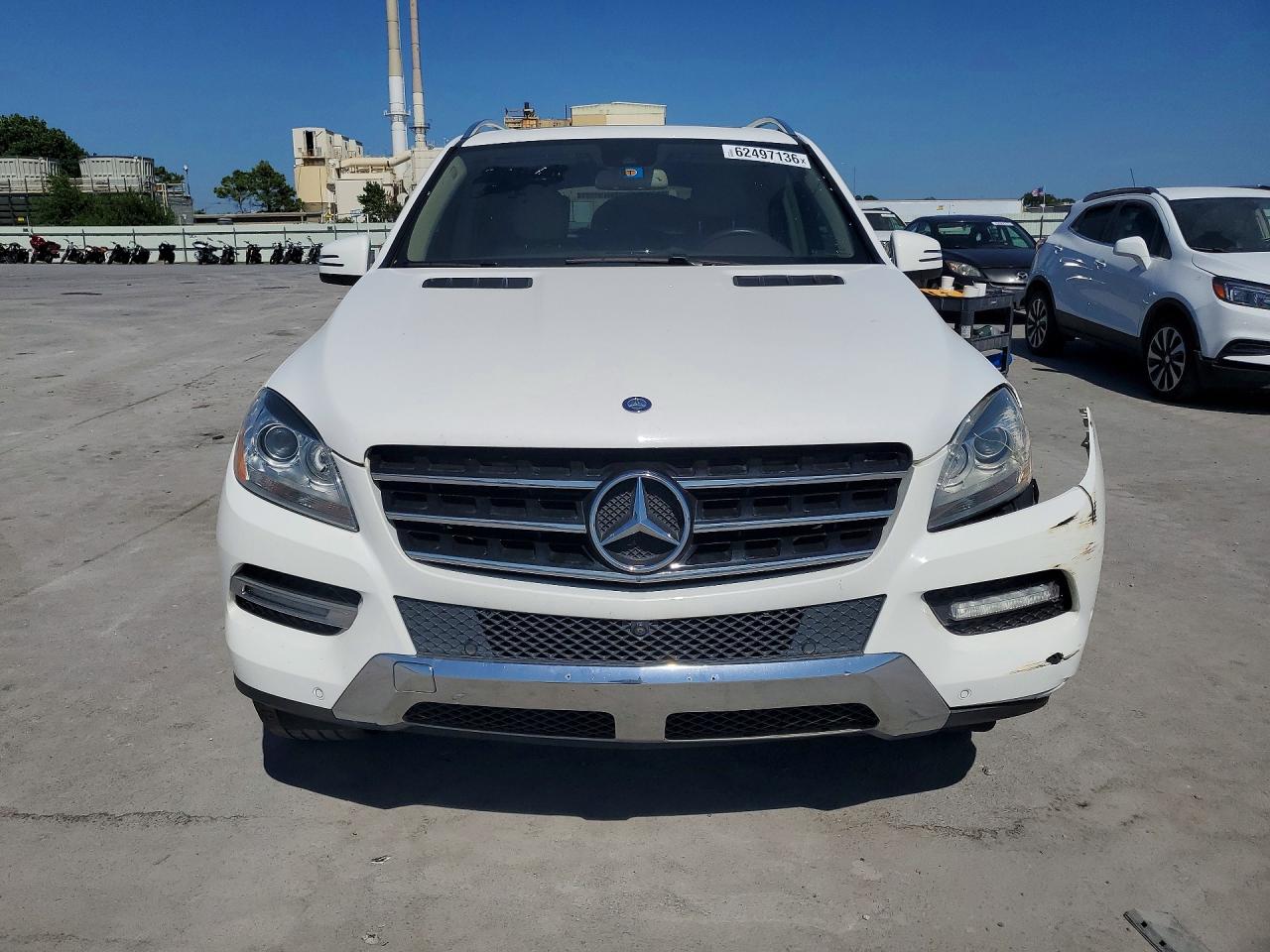 2014 Mercedes-benz Ml 350 White vin: 4JGDA5JB7EA415986